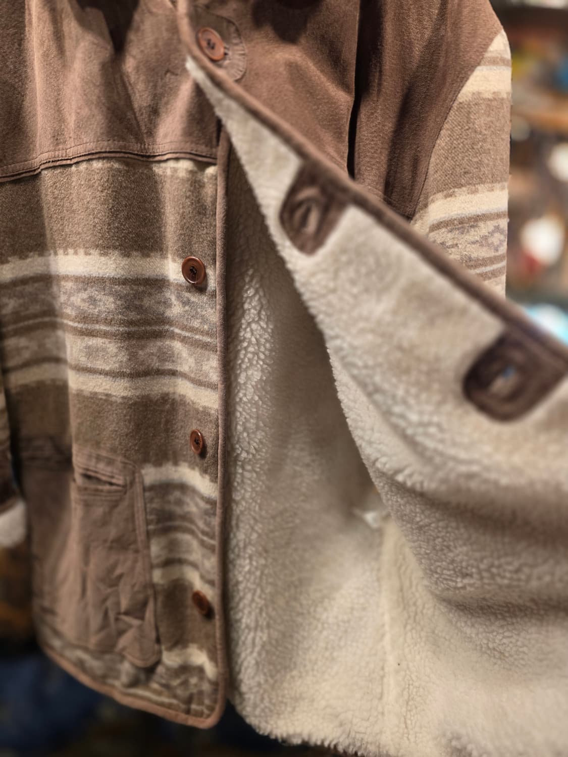 패턴 하프 코트 (F582) 상품이미지3