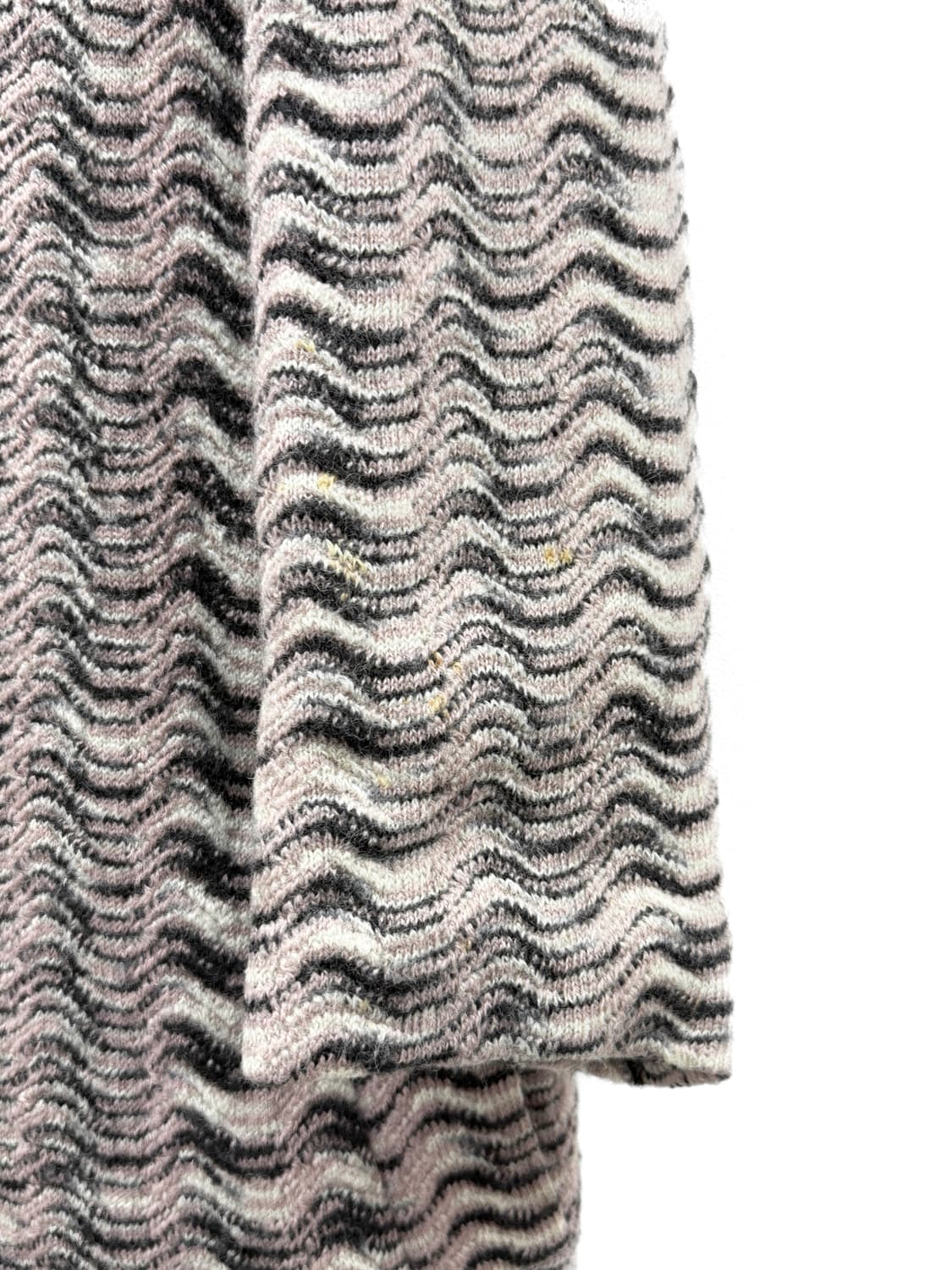 미쏘니 웨이브 니트 롱코트 상품이미지6