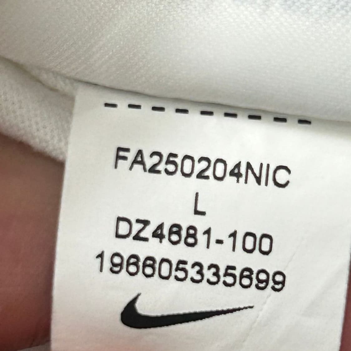 NIKE NSW 클럽 티셔츠 화이트 L 상품이미지8