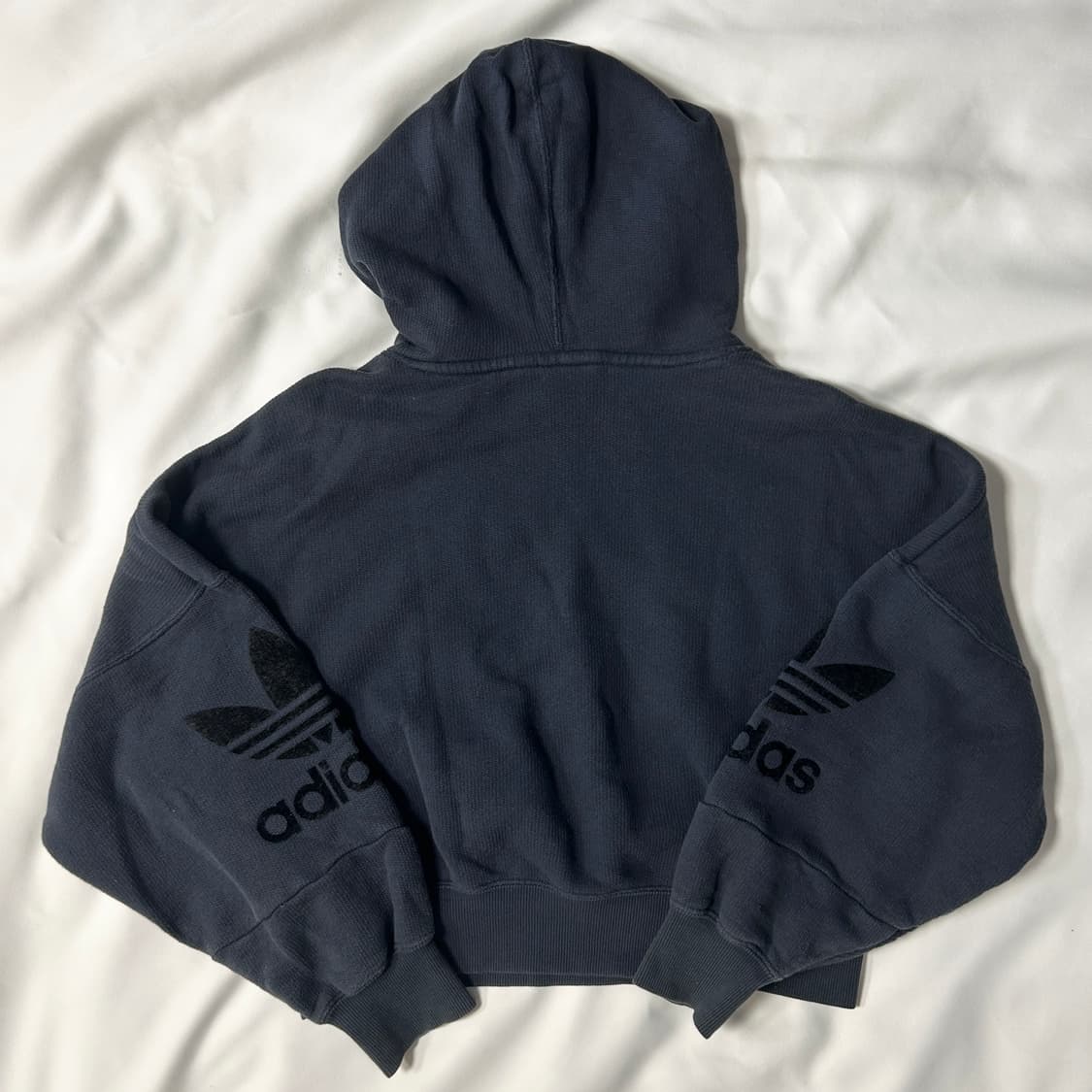 [ADIDAS ORIGINALS] 아디다스 빈티지 크롭 후디 (Navy) 상품이미지3