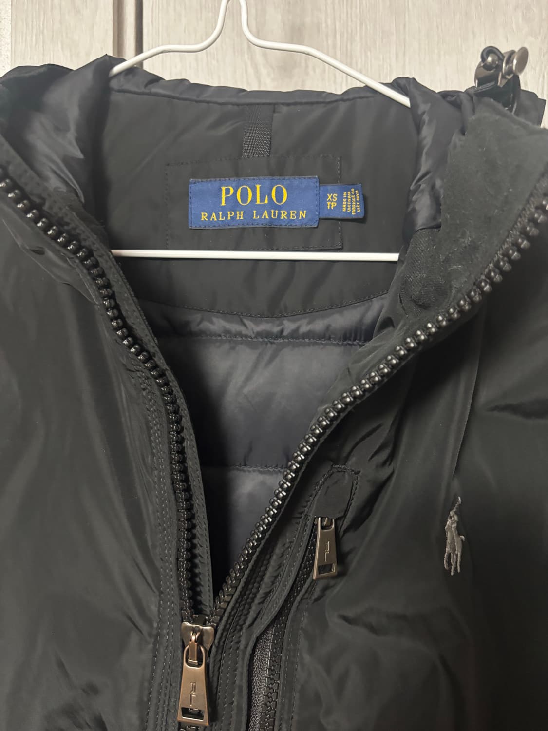 폴로 랄프로렌 폴리쉘 블랙 후드 자켓 상품이미지2