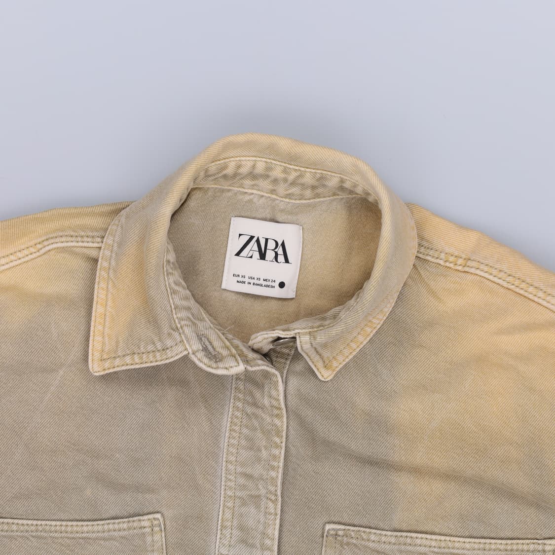 XS 자라 여성 데님셔츠 자켓 0224H1 상품이미지3