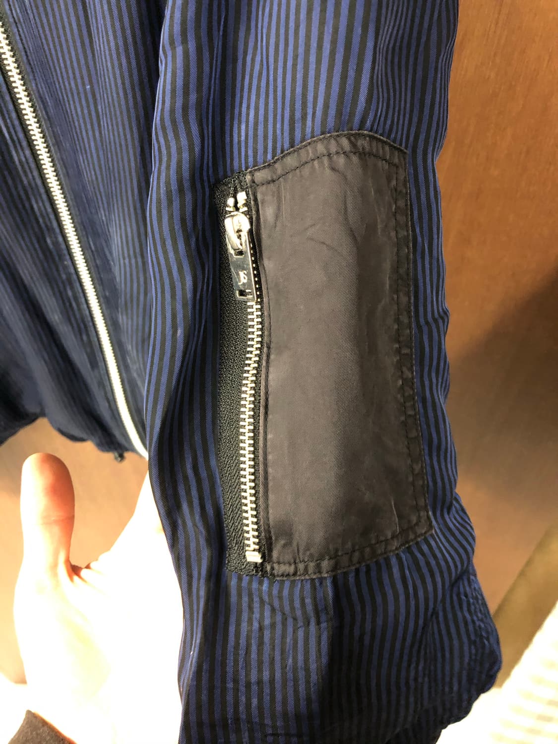 Johnlawrence sullivan 스트라이프 ma1자켓 34 상품이미지8