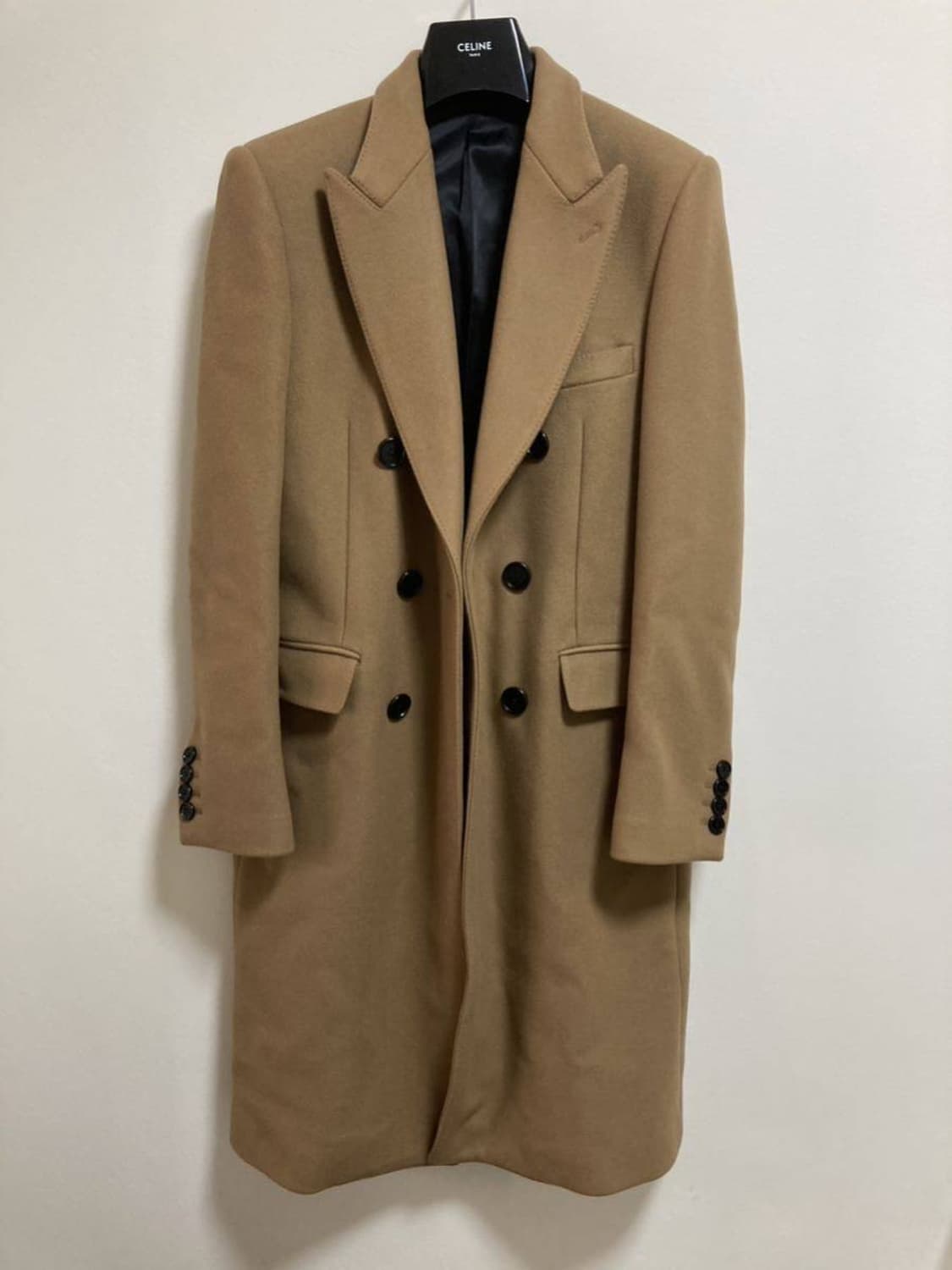 [안효섭님 착용] 셀린느 23fw 캐시미어 더블 브레스티드 코트 상품이미지3