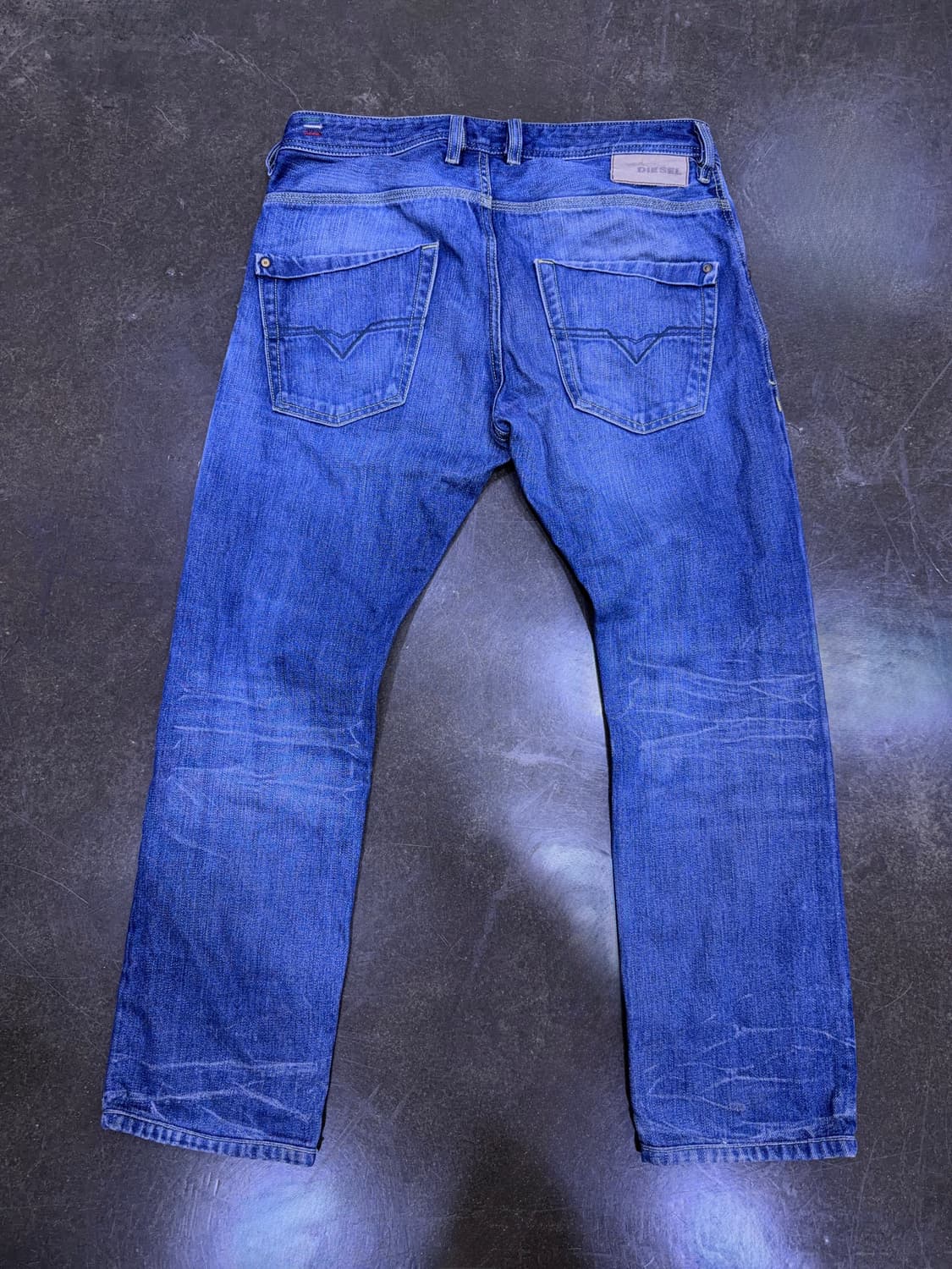 디젤 크룰리 빈티지 워싱 데미지 워싱 데님팬츠 31 상품이미지2