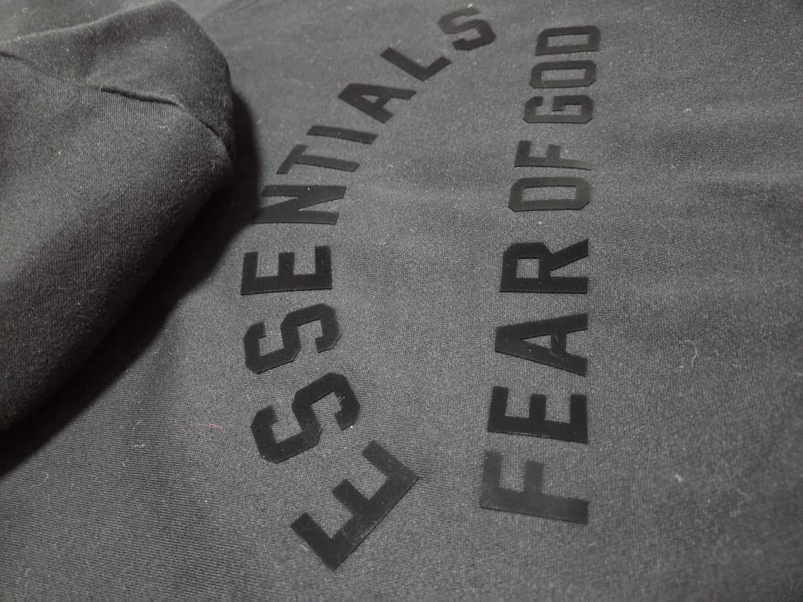 피오갓에센셜 블랙 후드집업 상품이미지4