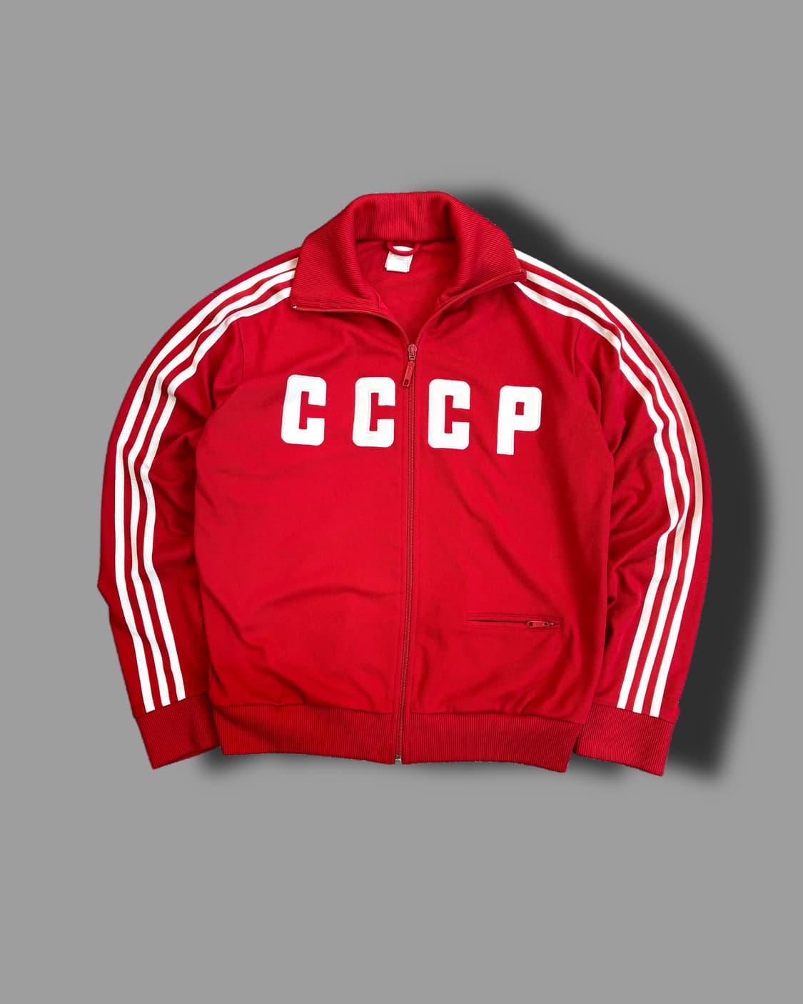 아디다스 cccp 레드 구소련 트랙탑 져지 M 상품이미지4