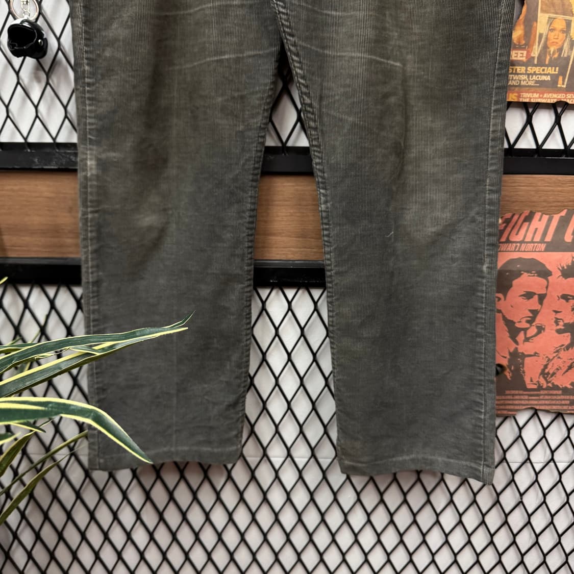 90s 리바이스 코듀로이 팬츠 화이트 탭 포인트 카키 상품이미지4