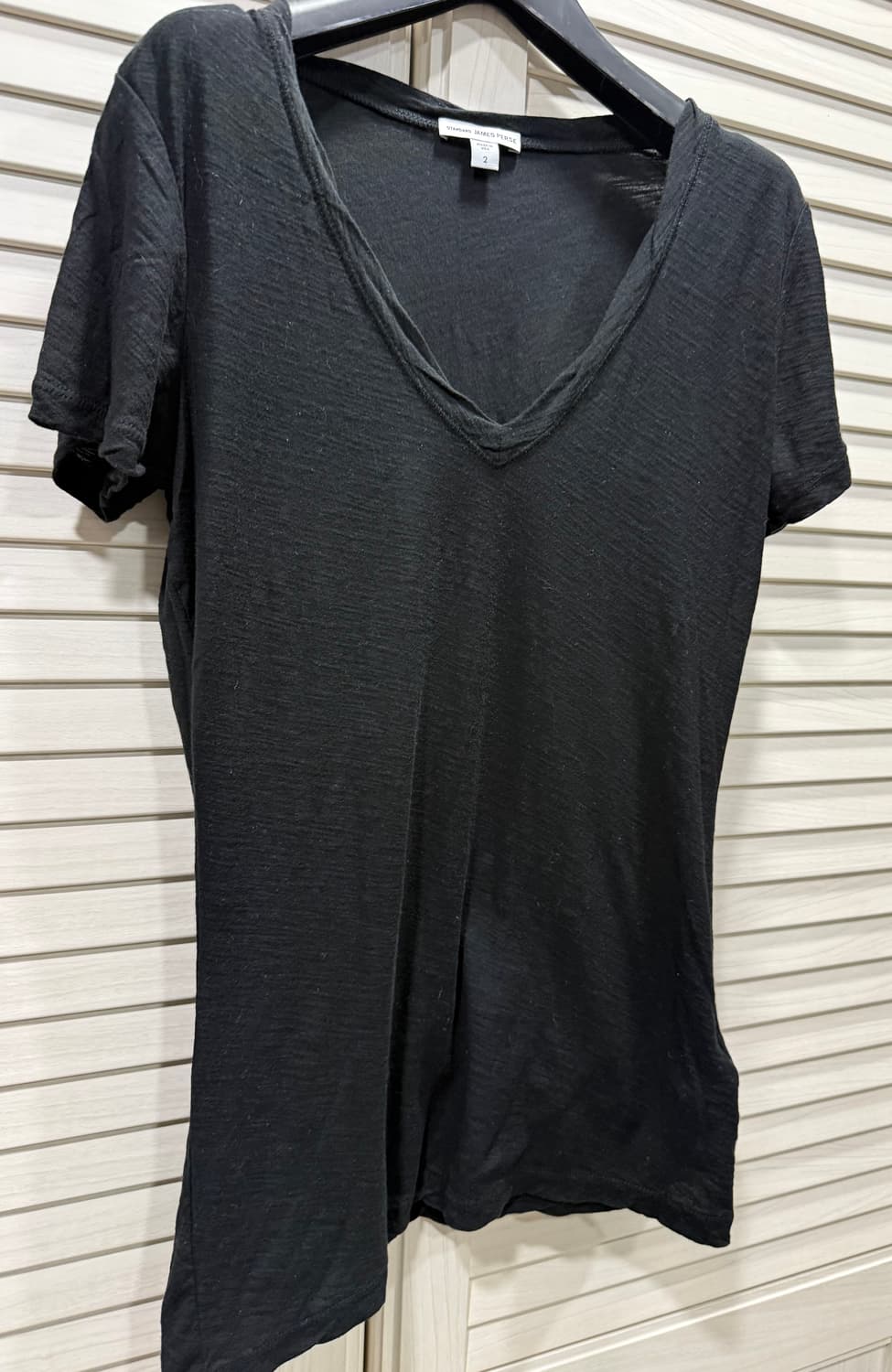 제임스펄스 여성 브이넥 반팔티 상품이미지4