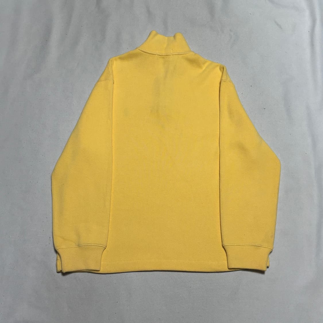 M 폴로랄프로렌 옐로우 반집업 코튼 니트 상품이미지3