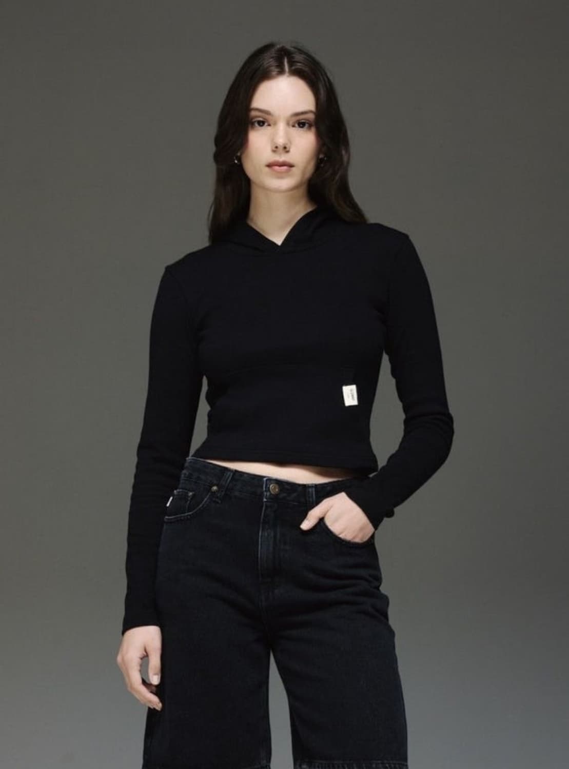 글로니 glowny 컴포트 후디 black 새상품 상품이미지1