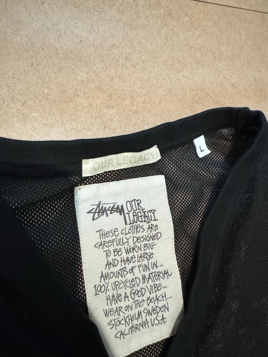 아워레가시x스투시 하키 져지 L 상품이미지2