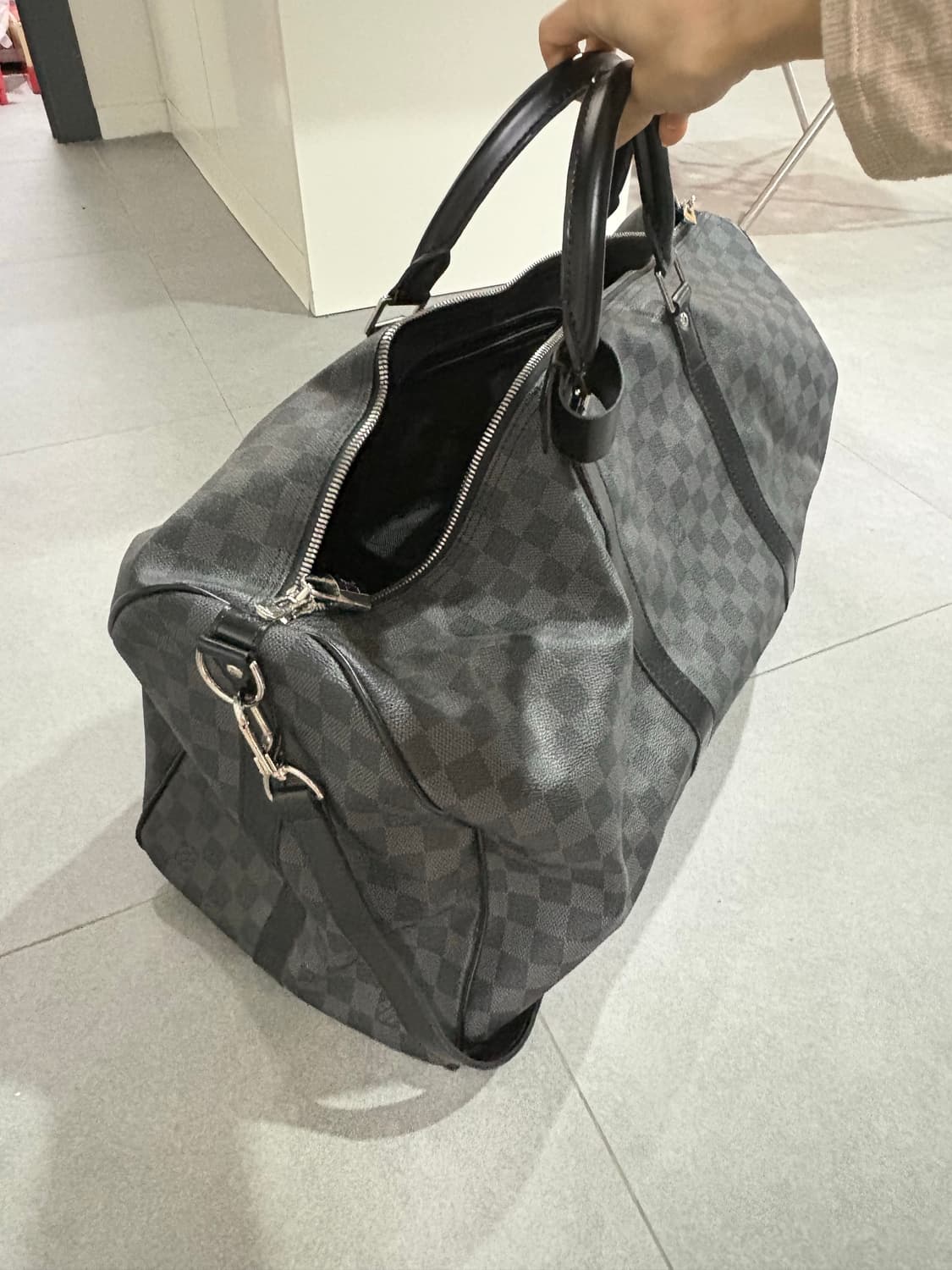 빈티지 다미에 스타일 보스턴백 (동묘구매) 상품이미지4