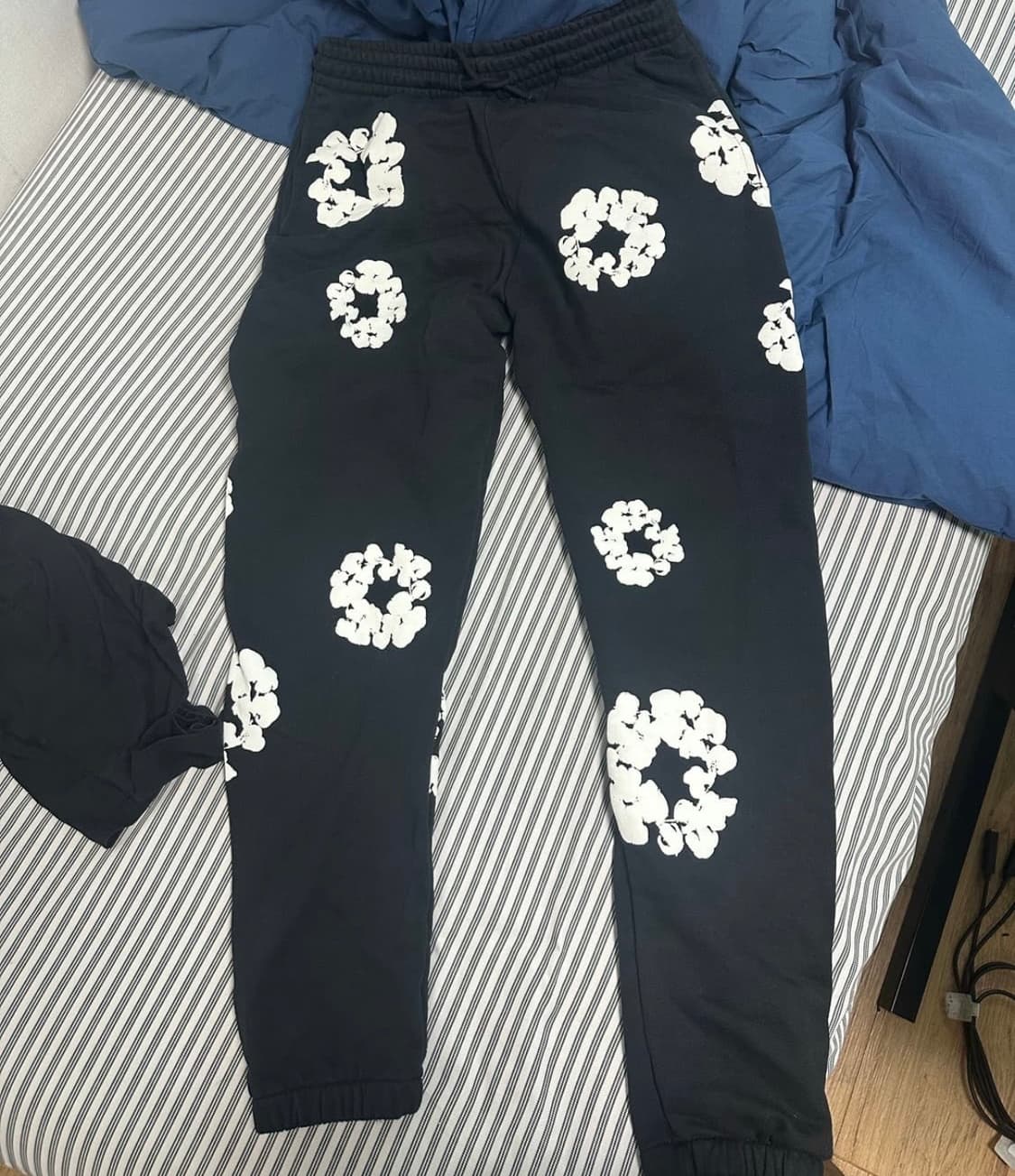 데님티어스 코튼 스웻팬츠 블랙 M 상품이미지2