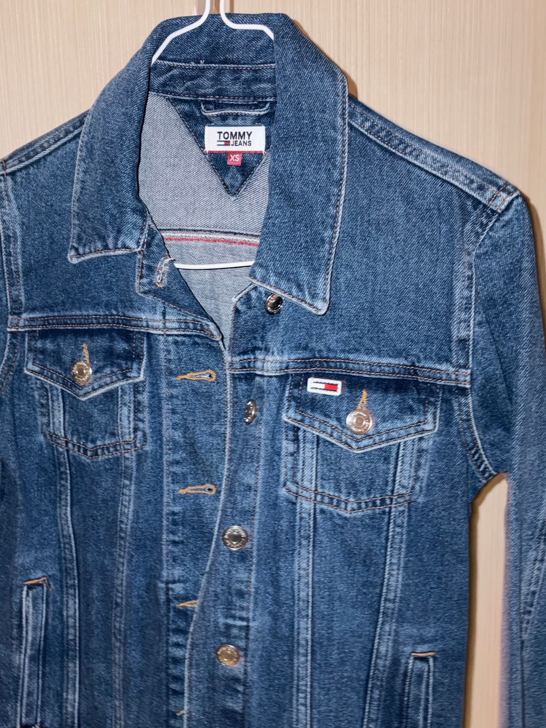 (XS)타미힐피거 중청 데님자켓 상품이미지2