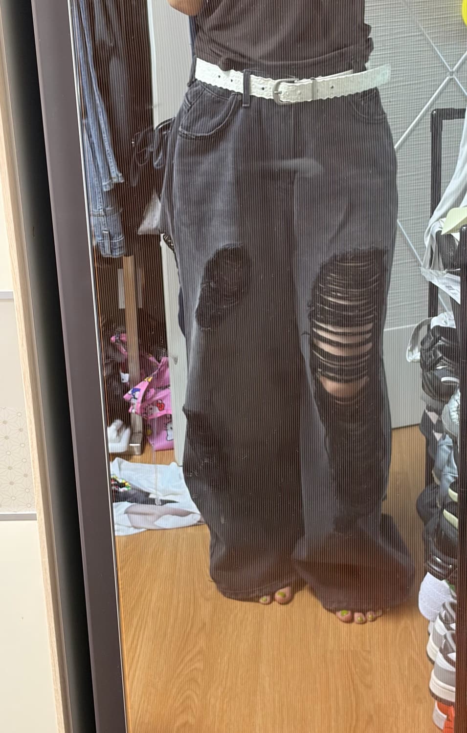 트리밍버드 Scratch Damage Denim Pants 상품이미지6