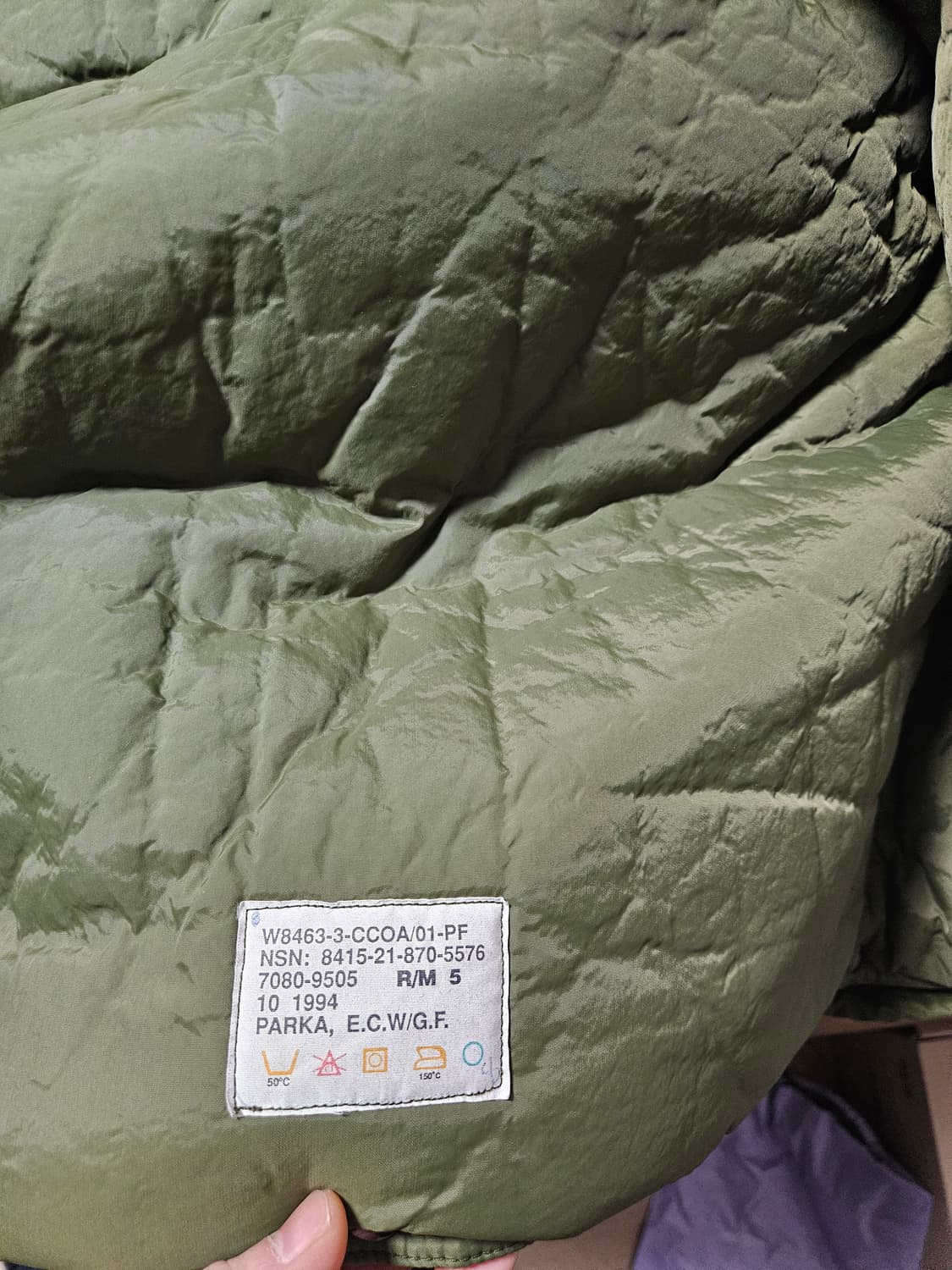 캐나다군 iecs 콜드웨더 파카 미디엄 레귤러 상품이미지5