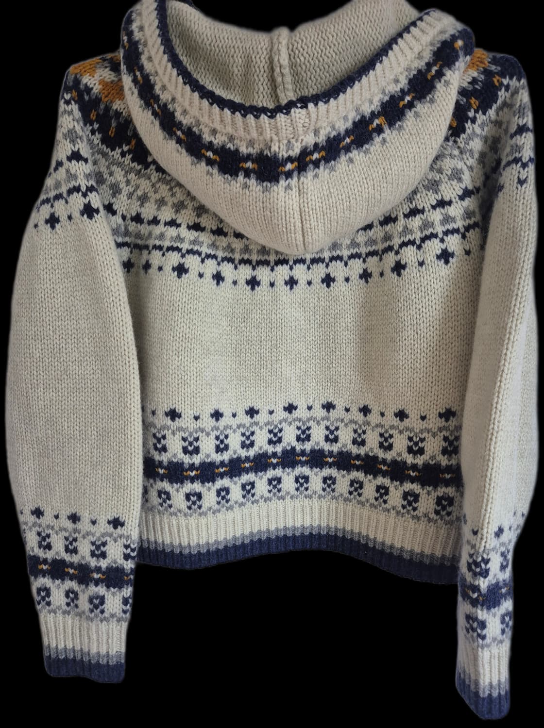 유라고 자카드 후드 가디건 (아이보리) 상품이미지6