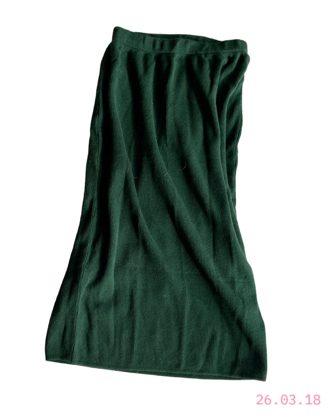 Green Knit Skirt 그린 니트 스커트 상품이미지1
