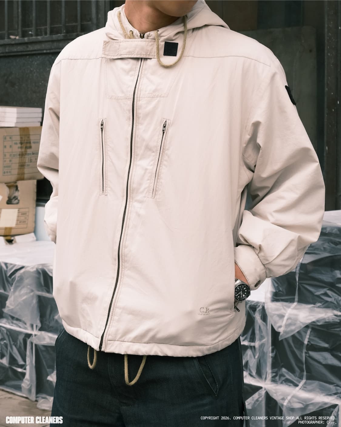 CP컴퍼니 마리나 No seasons 크롭 자켓 90s 아카이브 상품이미지3