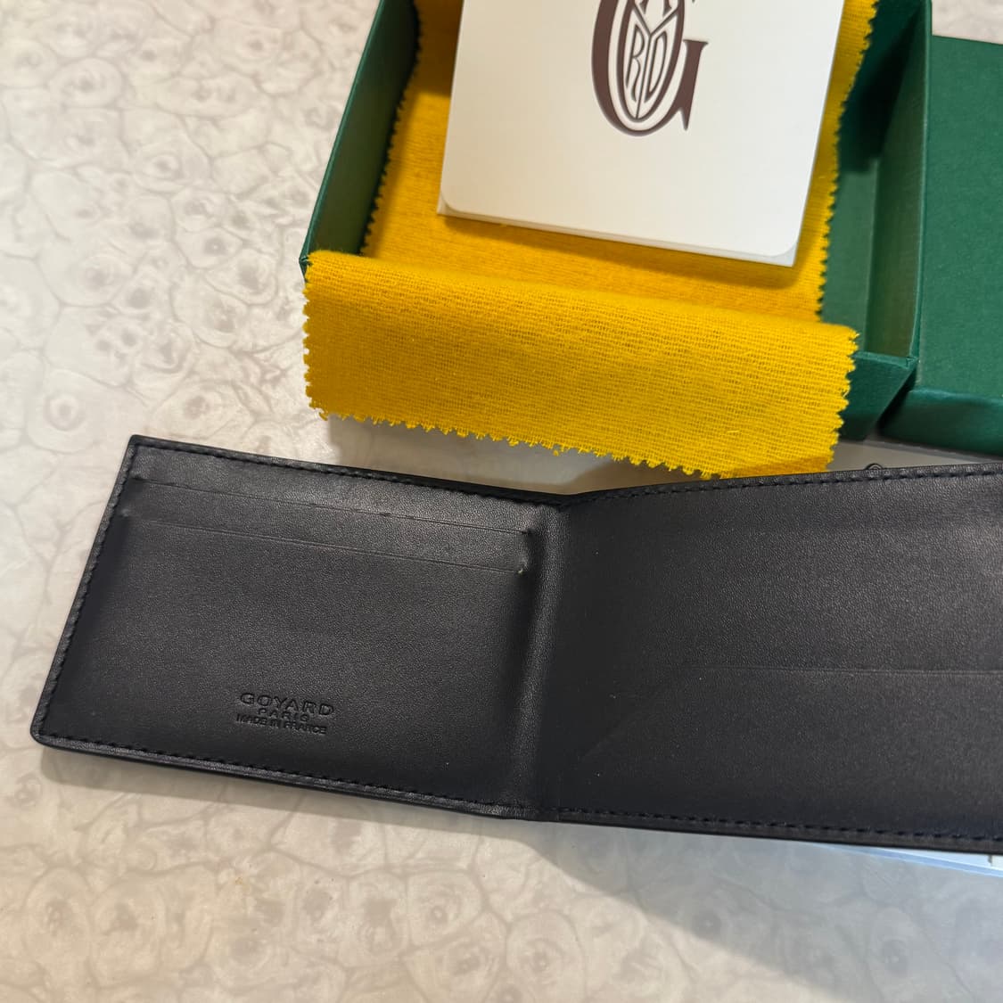 고야드 인서트 빅투아르 카드지갑 블랙 상품이미지3