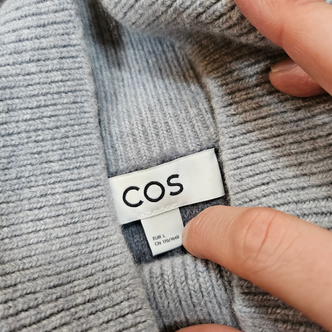 코스(COS) 컬러블럭 레이어드 울 스웨터 니트 L size 상품이미지9