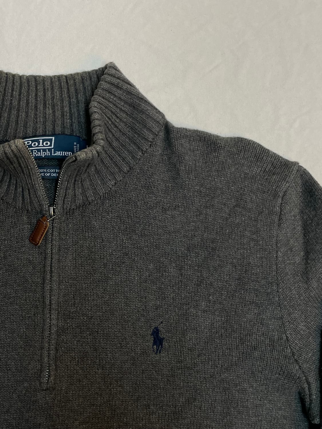 폴로 하프집업 니트 상품이미지6