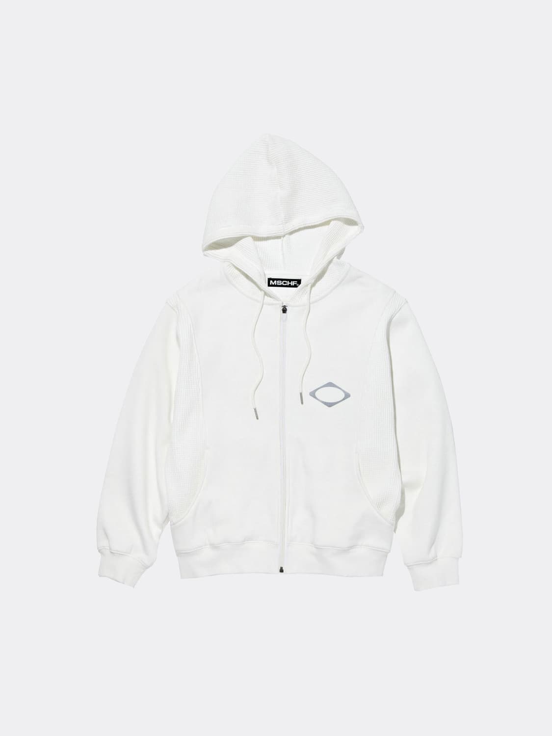 미스치프 패널드 와플 후드 화이트 L 상품이미지1