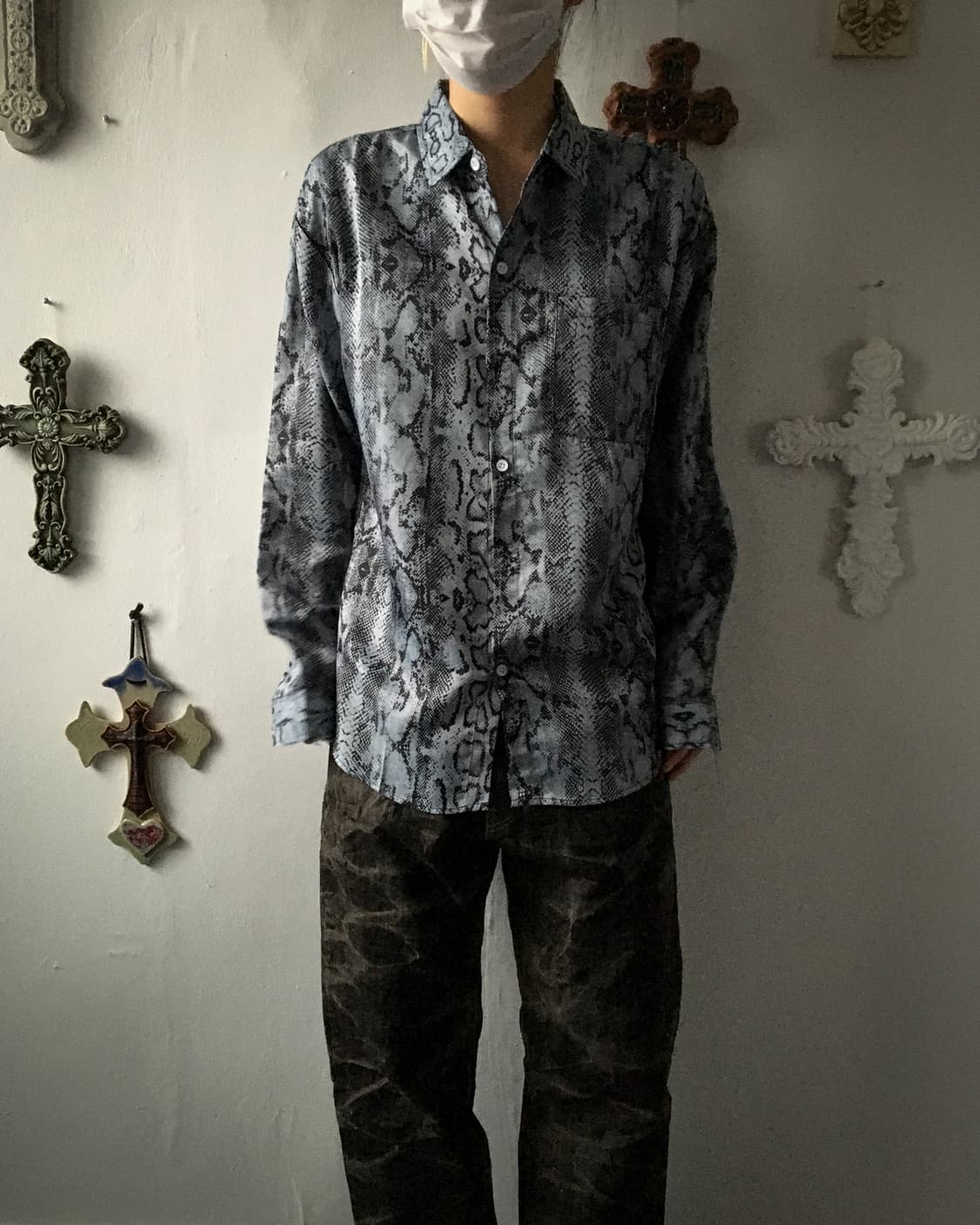 Python pattern shirt 상품이미지1