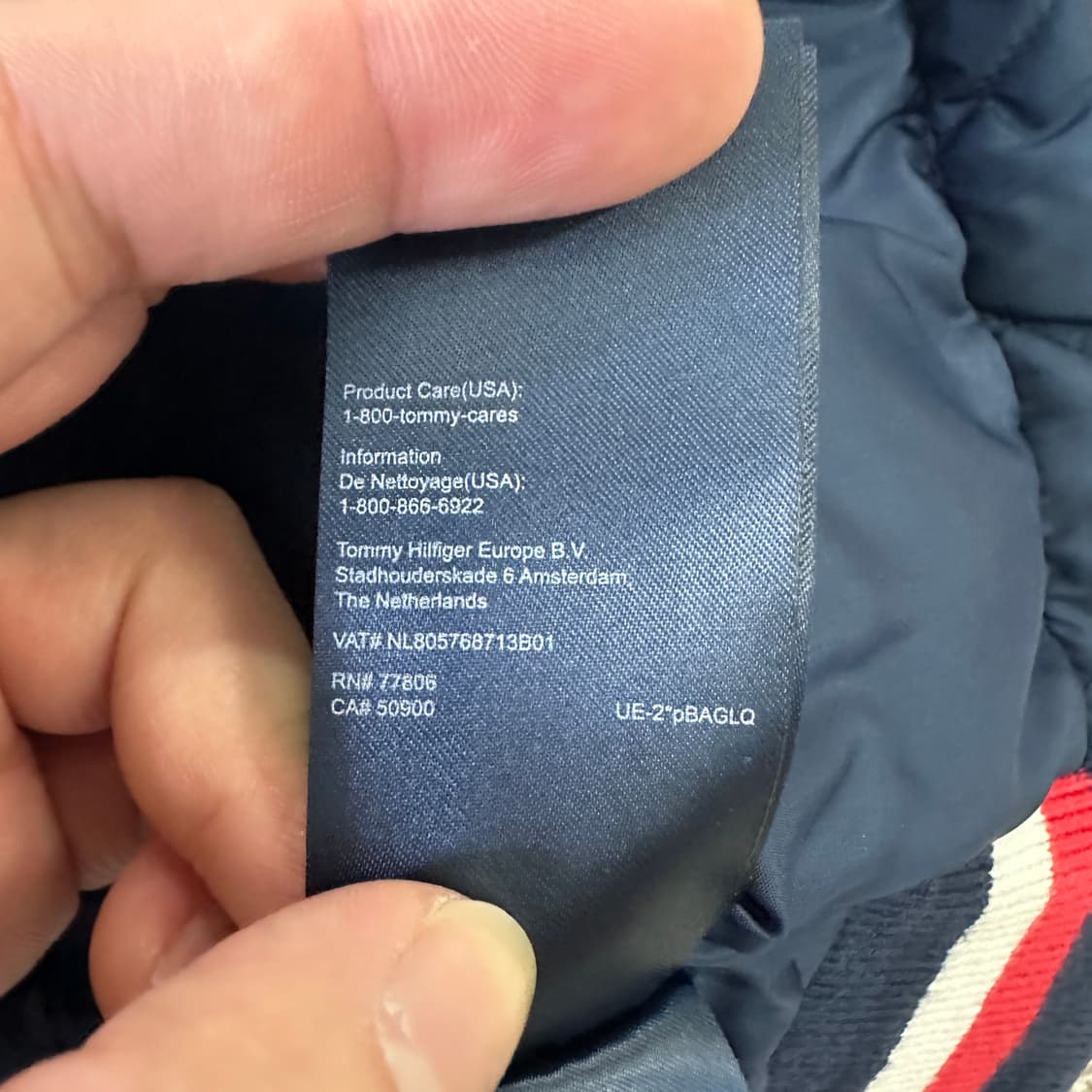 164 타미힐피거 퀼팅 집업 자켓 0327D 상품이미지3