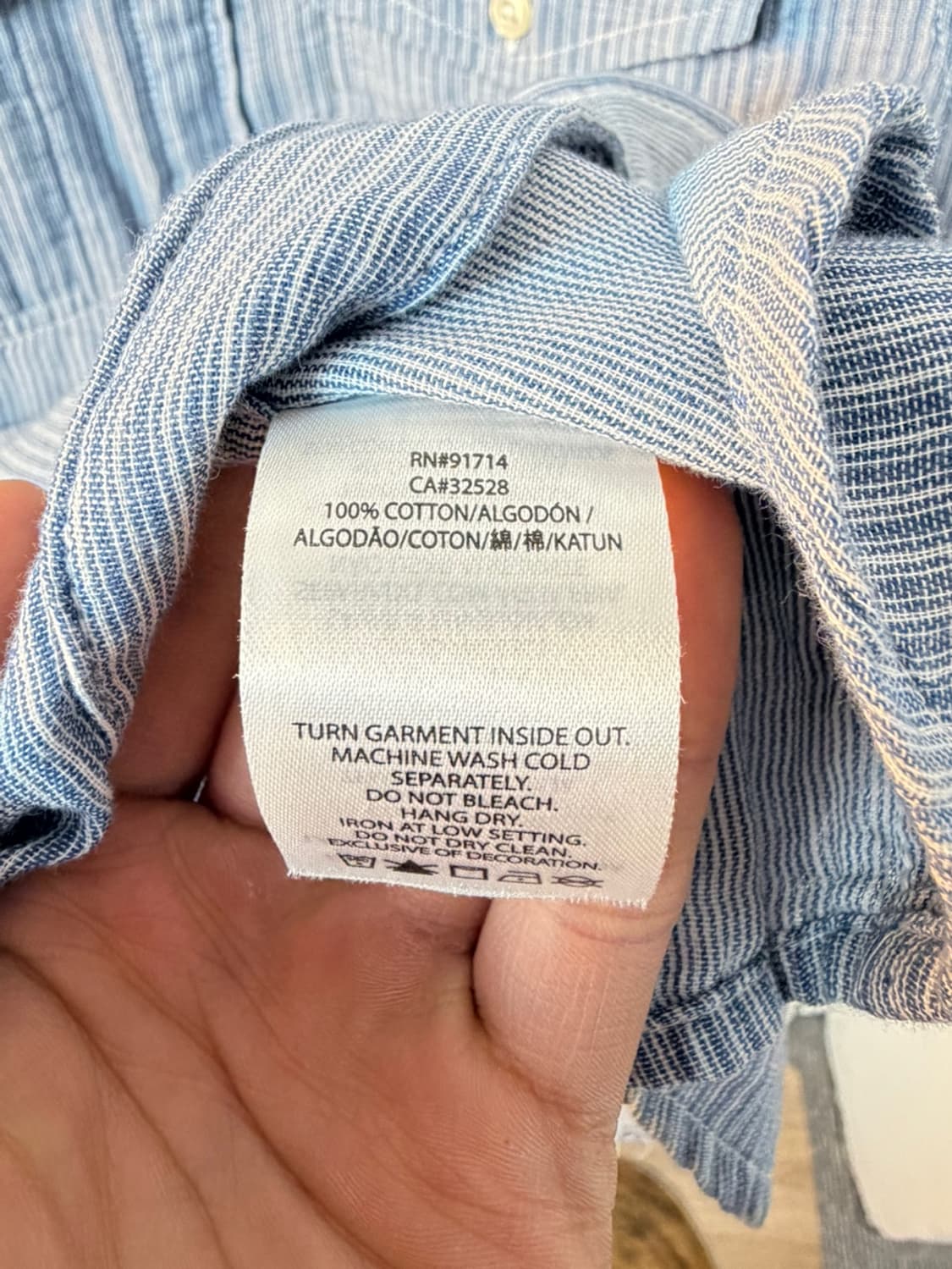 아르마니 익스체인지 스트라이프 셔츠  상품이미지7