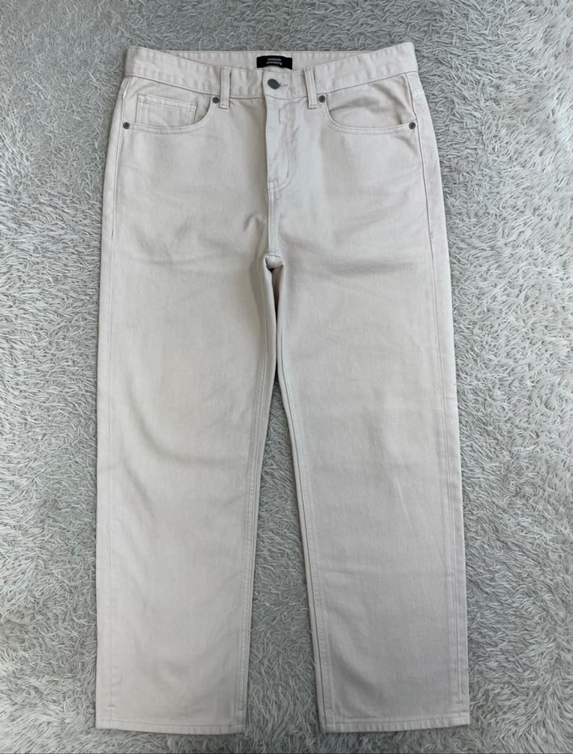 무신사 스탠다드 크림 진/무탠다드/#3269 상품이미지1