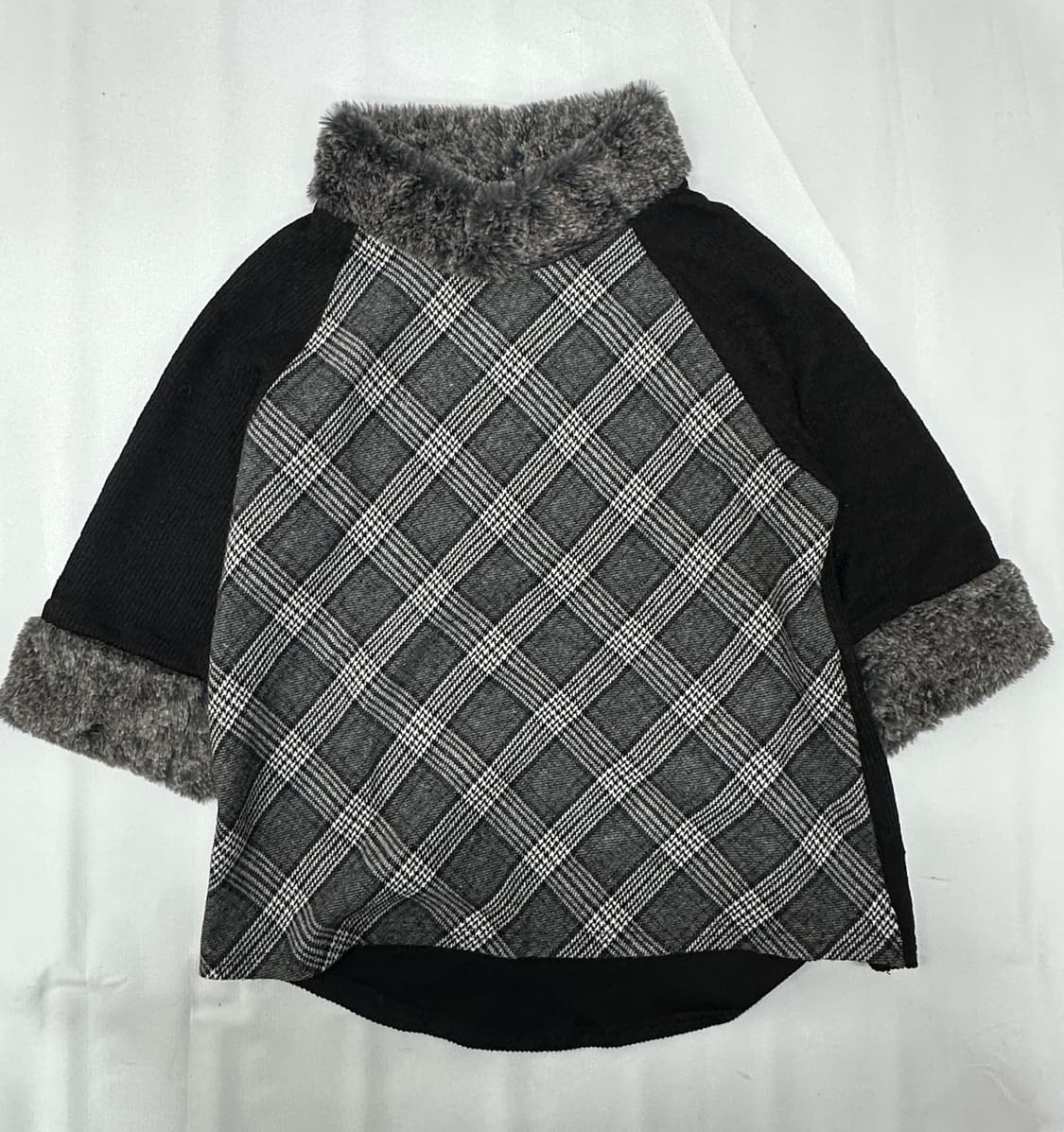 🖤하구미의 체크 퍼 포인트 코디세트🖤사와코 블랙 그런지 고갸루  상품이미지4