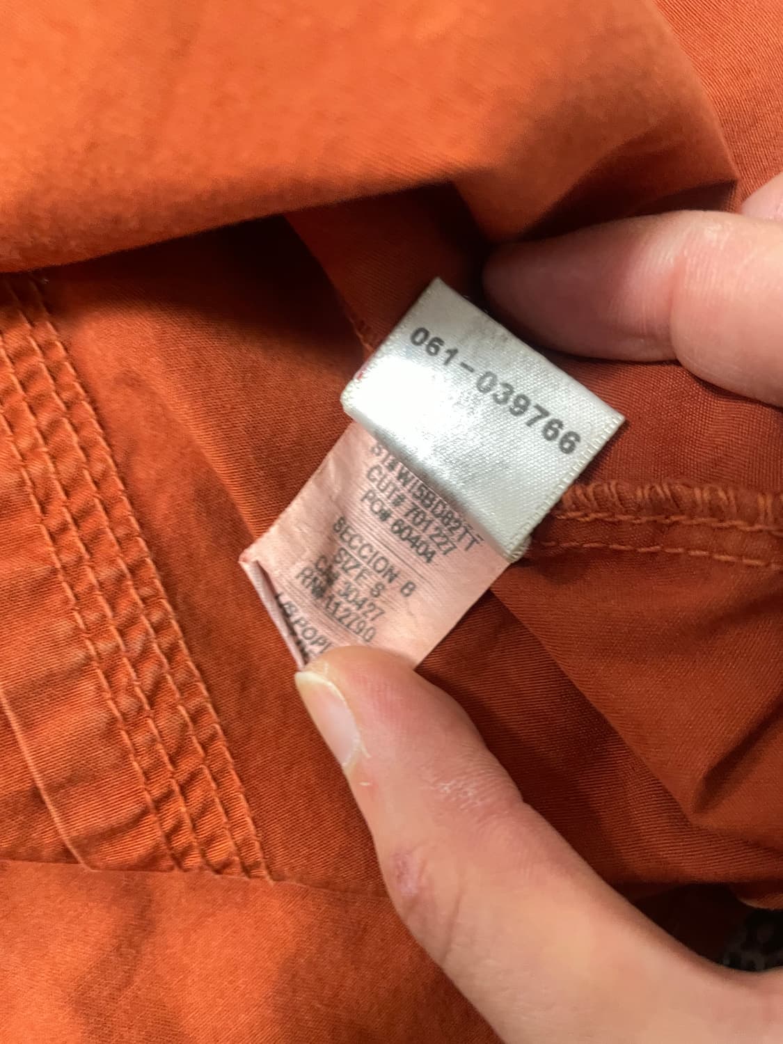 빈티지9. 트루릴리젼 웨스턴 핏 남방 셔츠 오렌지브라운 상품이미지5