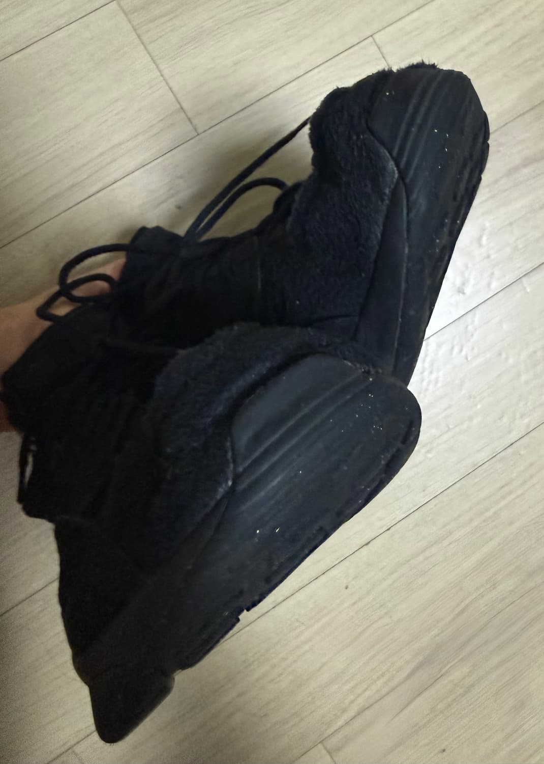 꼼데가르송 옴므 플러스X나이키 에어 모와브 블랙 280 상품이미지5