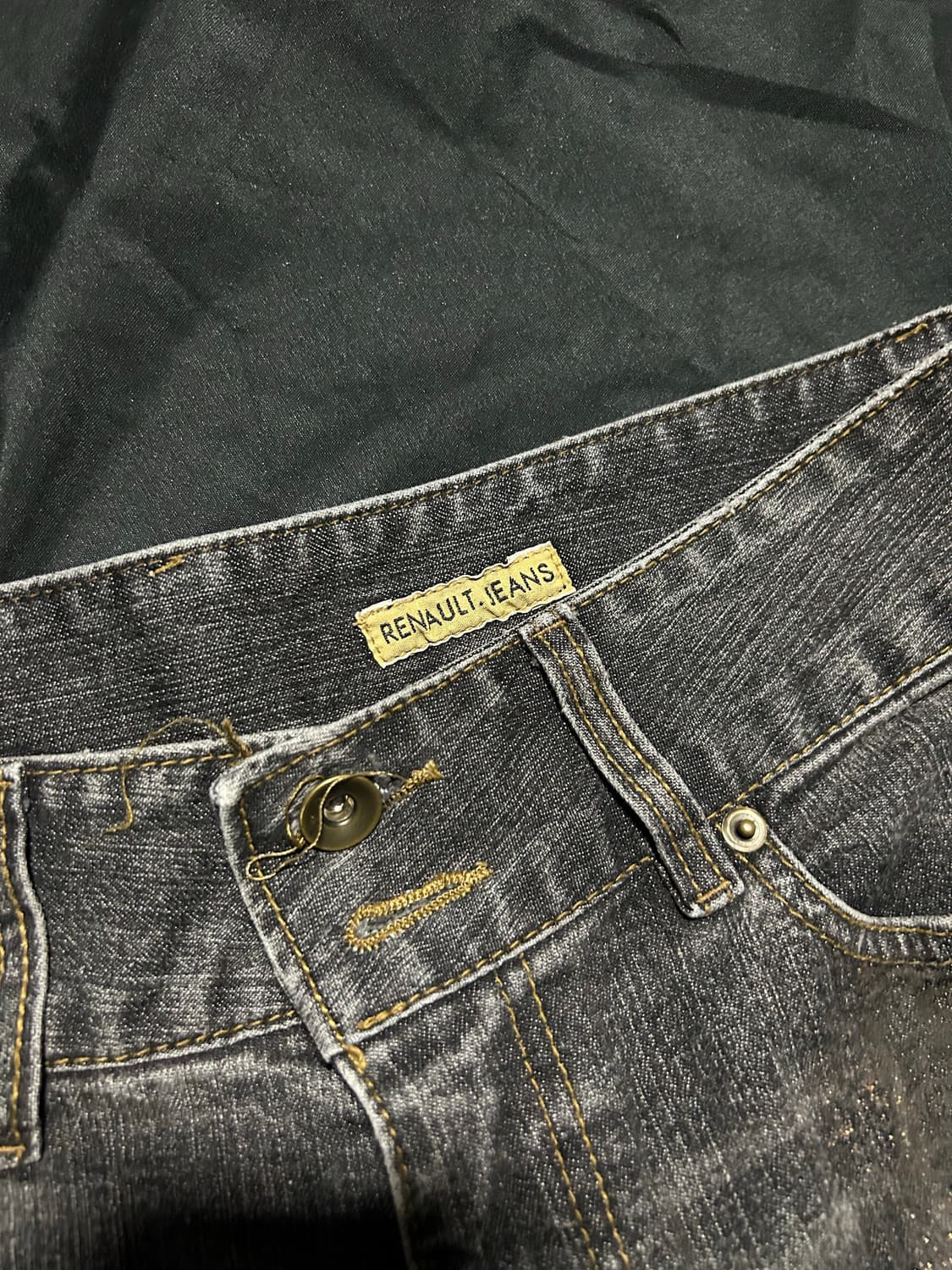 oriental y2k double button bootscut 상품이미지2