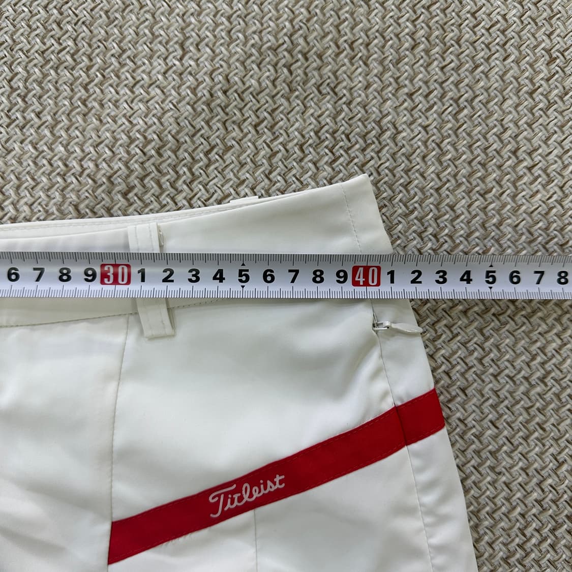 28 타이틀리스트 화이트 골프 스커트 0421D 상품이미지7