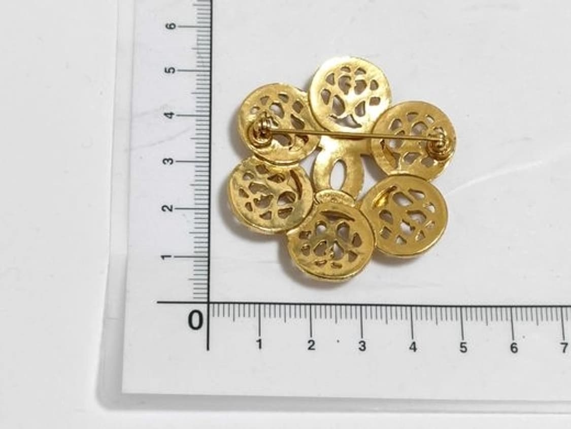 [초희귀 아카이브] 샤넬(CHANEL) 95A 플라워 코코마크 골드 브로 상품이미지7