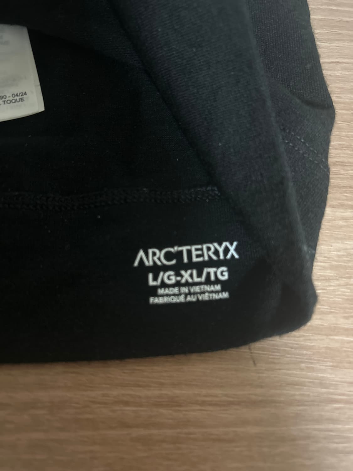 아크테릭스 로 라이트웨이트 울 토크 블랙 비니 상품이미지2