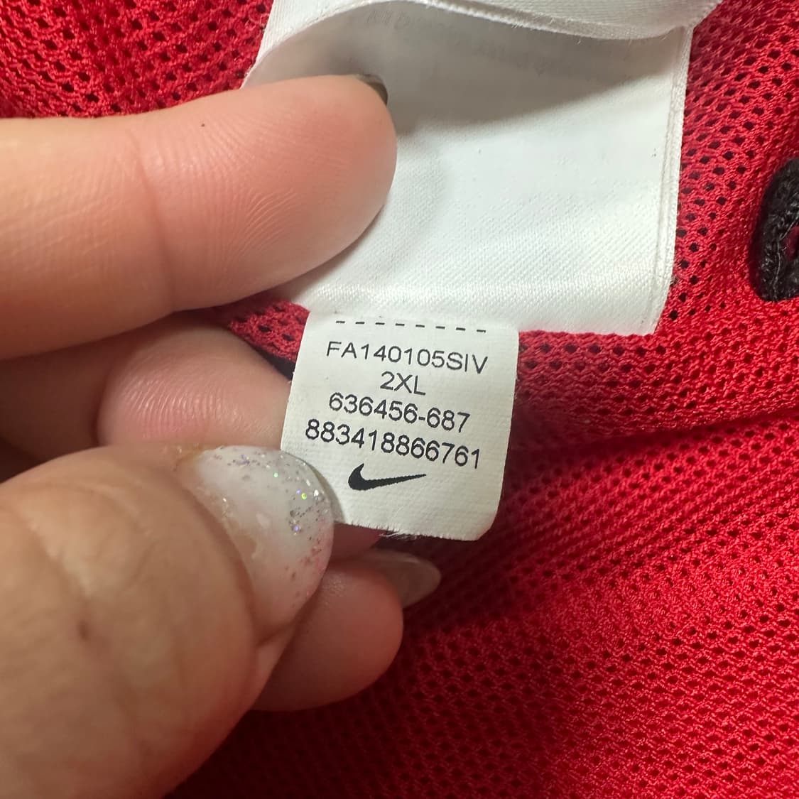 ✨ (바배) 나이키 골프 레드 바람막이  상품이미지5