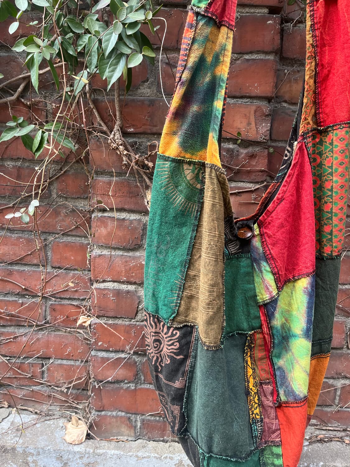 히피 에스닉 패치워크 크로스 백 상품이미지6