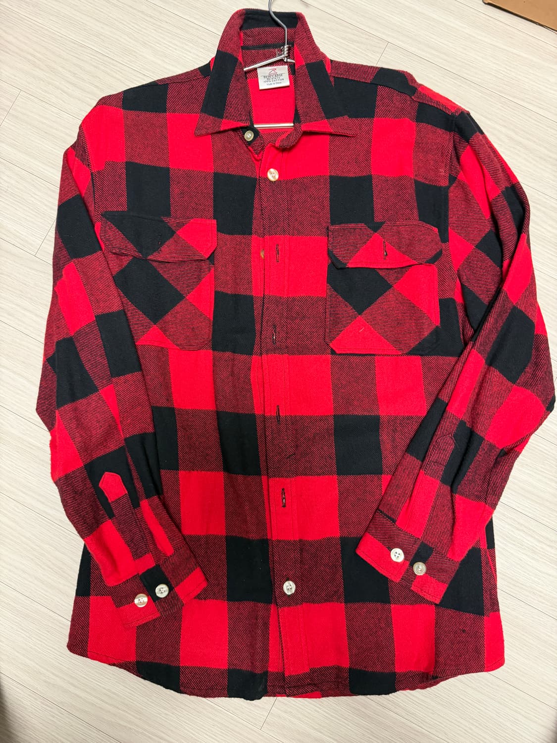 안티소셜소셜클럽 플란넬셔츠 라지 상품이미지1