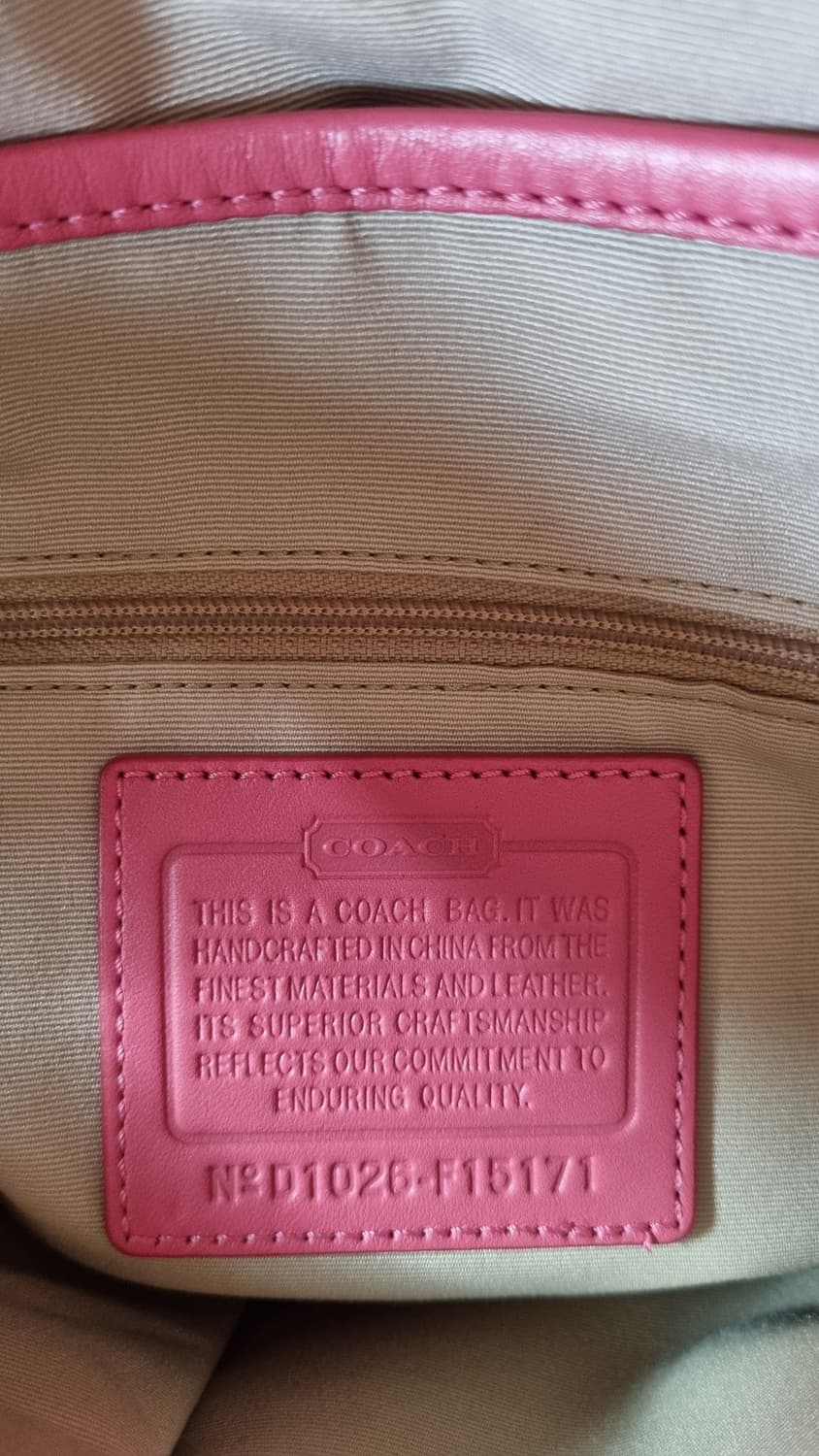 코치 시그니처 숄더백 베이지 핑크 히메 갸루 y2k 올드코치 빈티지코치 상품이미지7