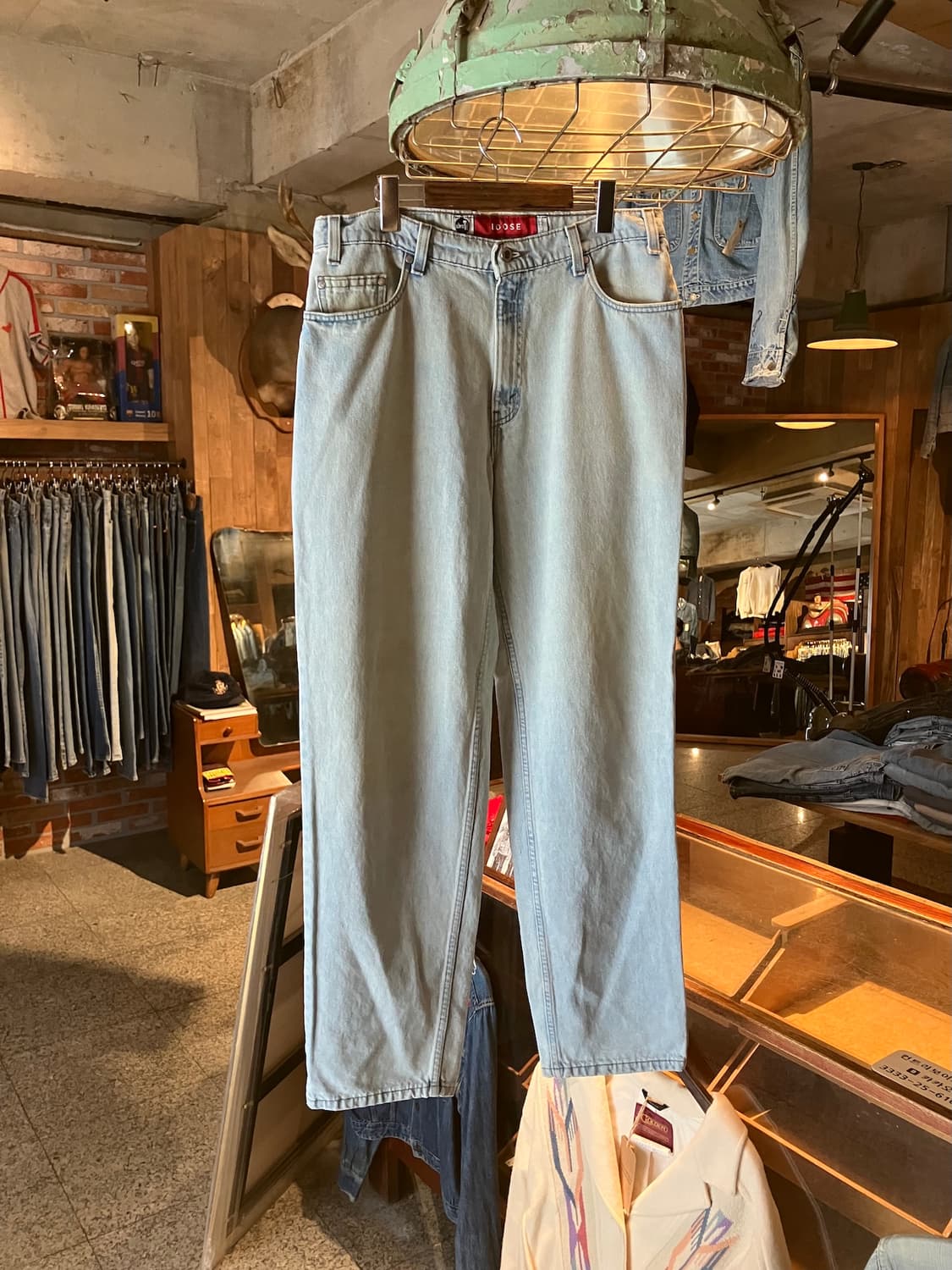 90s USA 빈티지 리바이스 실버탭 루즈핏 데님 팬츠 상품이미지1