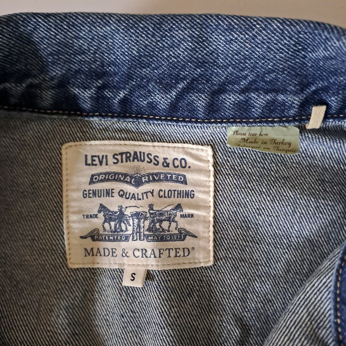 (택포) 리바이스 메이드 앤 크래프트 데님 자켓 B447 상품이미지7