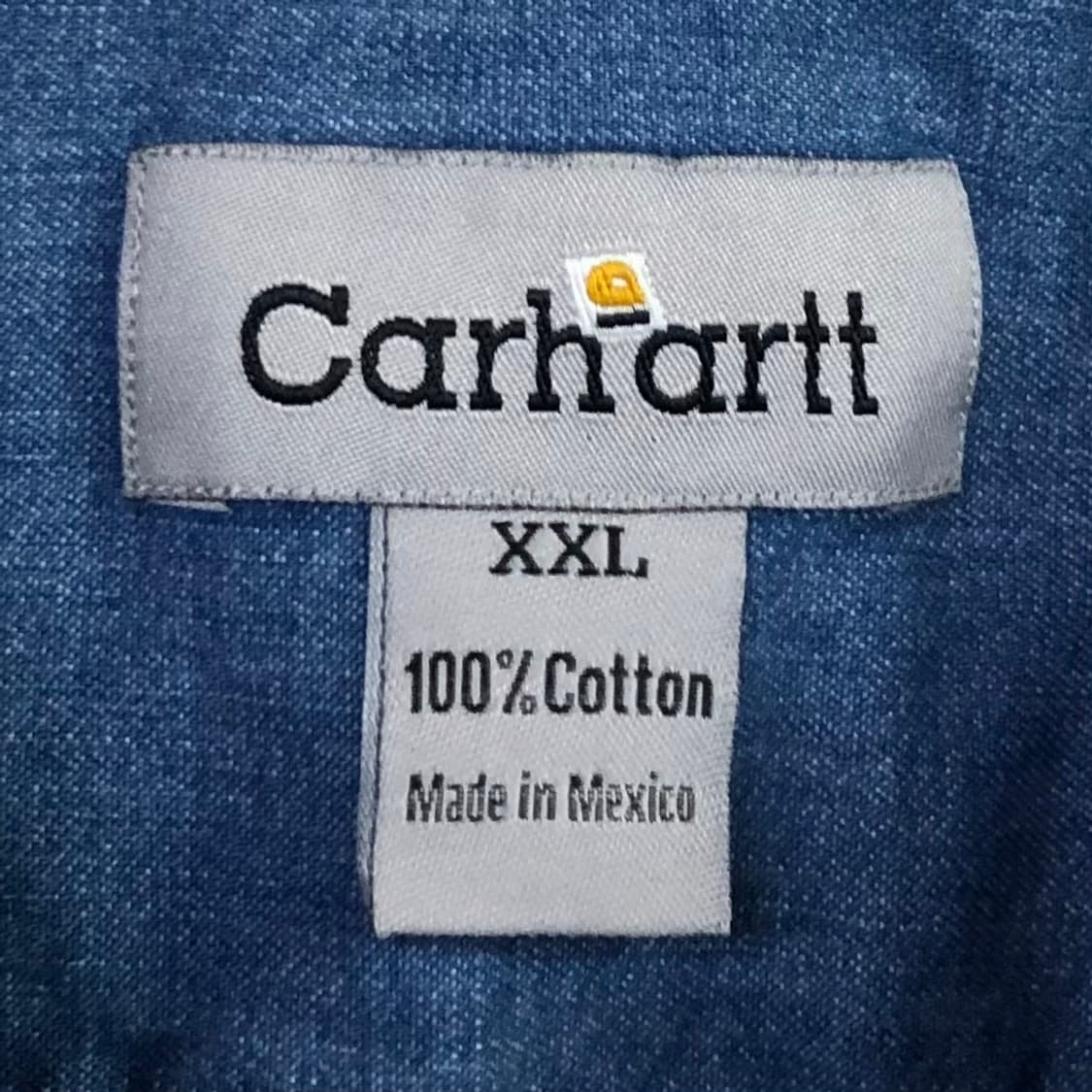 Xxl 칼하트 데님 빅셔츠 상품이미지3