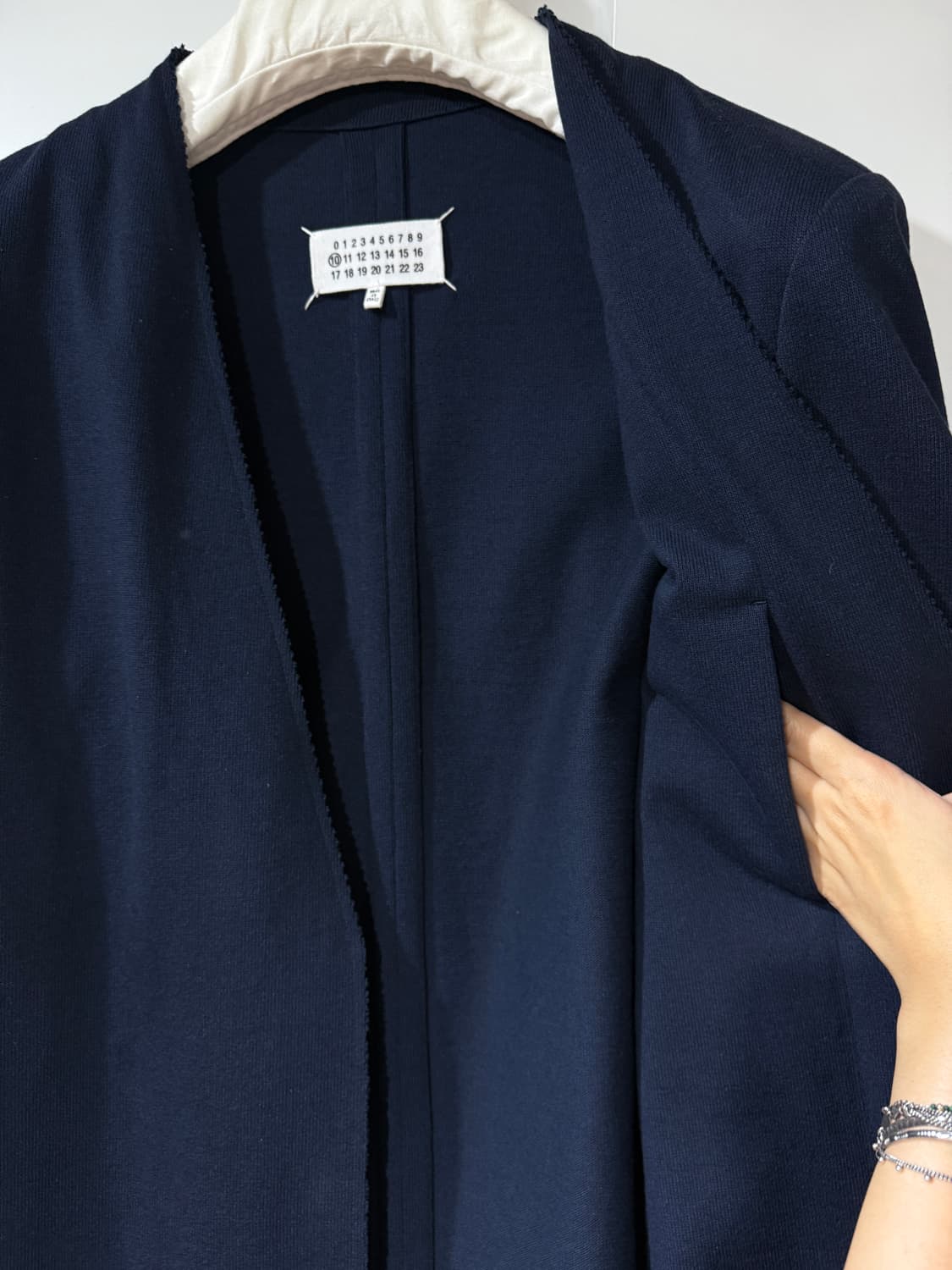 마르지엘라 네이비 져지 자켓 상품이미지3