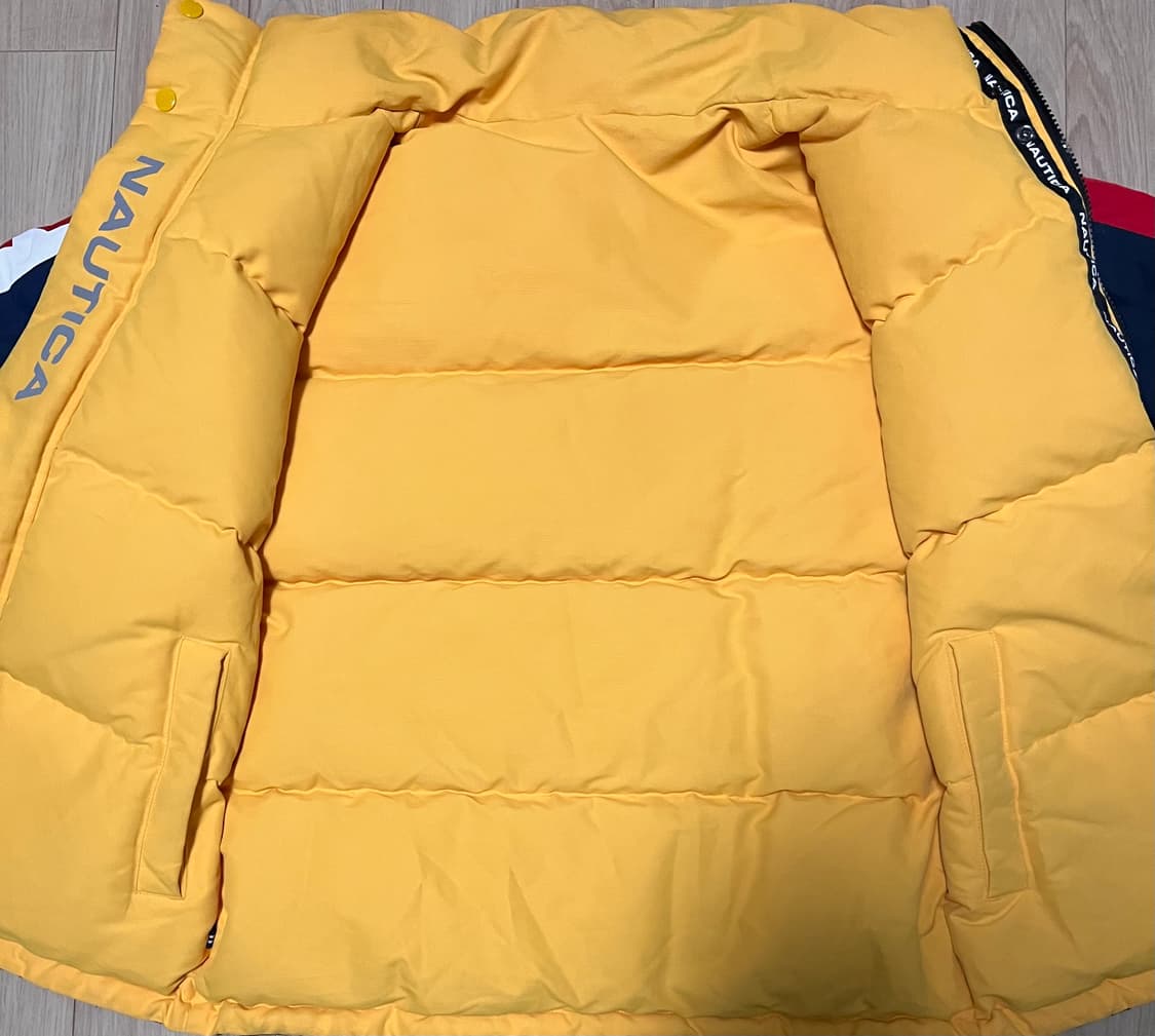 노티카 Nautica 덕다운 패딩 점퍼 M (95) 리버시블 상품이미지3
