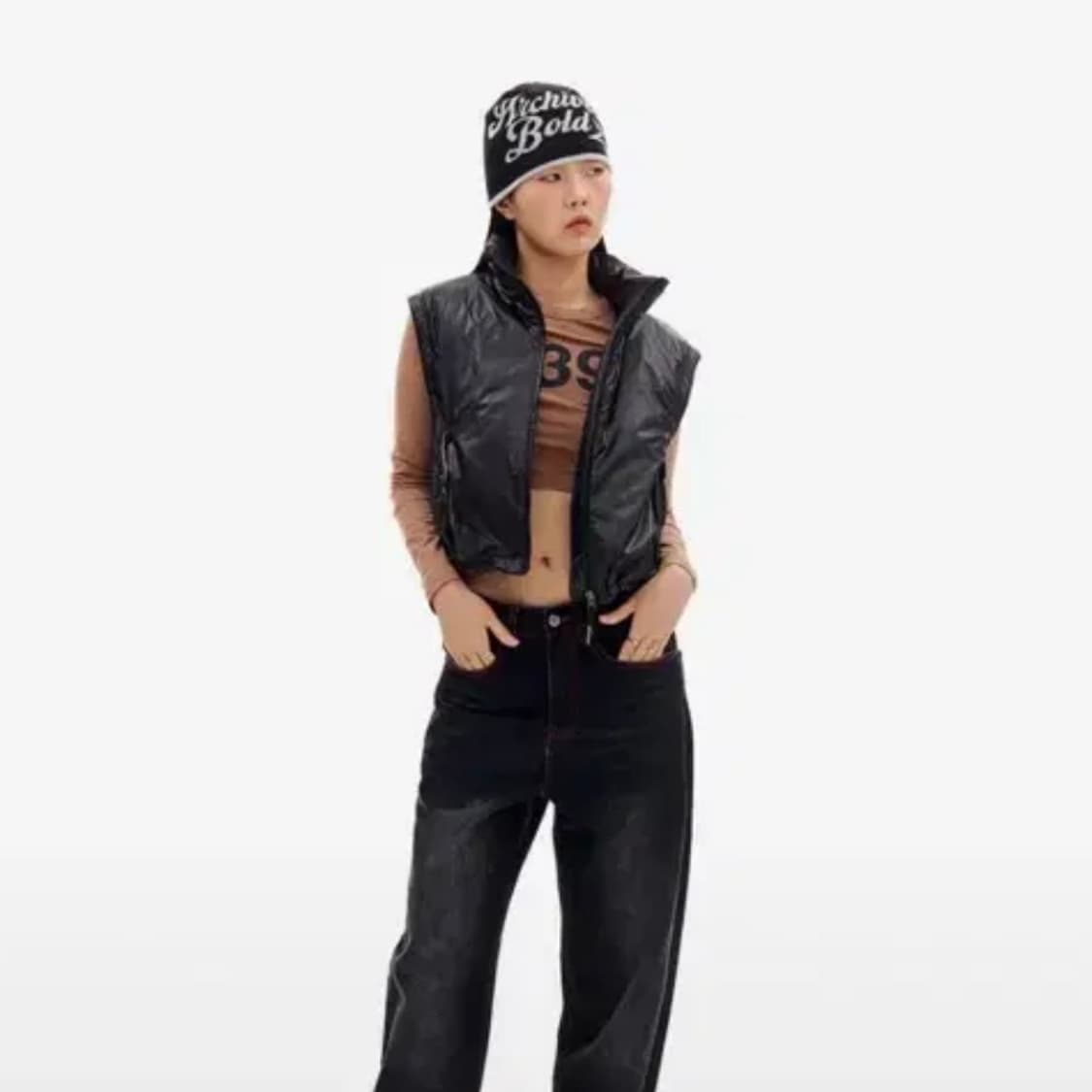 아카이브 볼드 숏패딩 패딩 블랙 939 상품이미지2