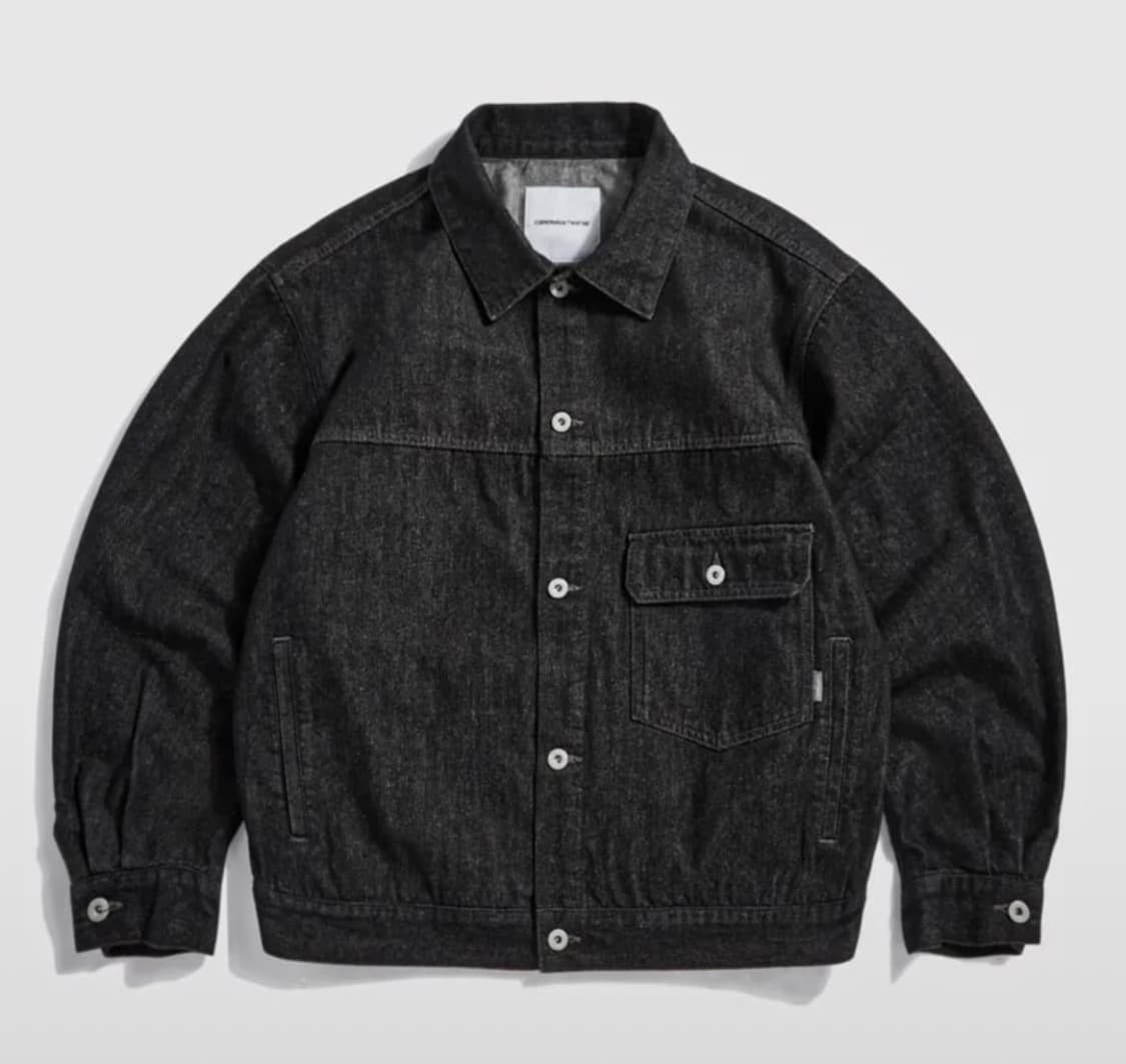 espionage relaxed denim jacket black 상품이미지1